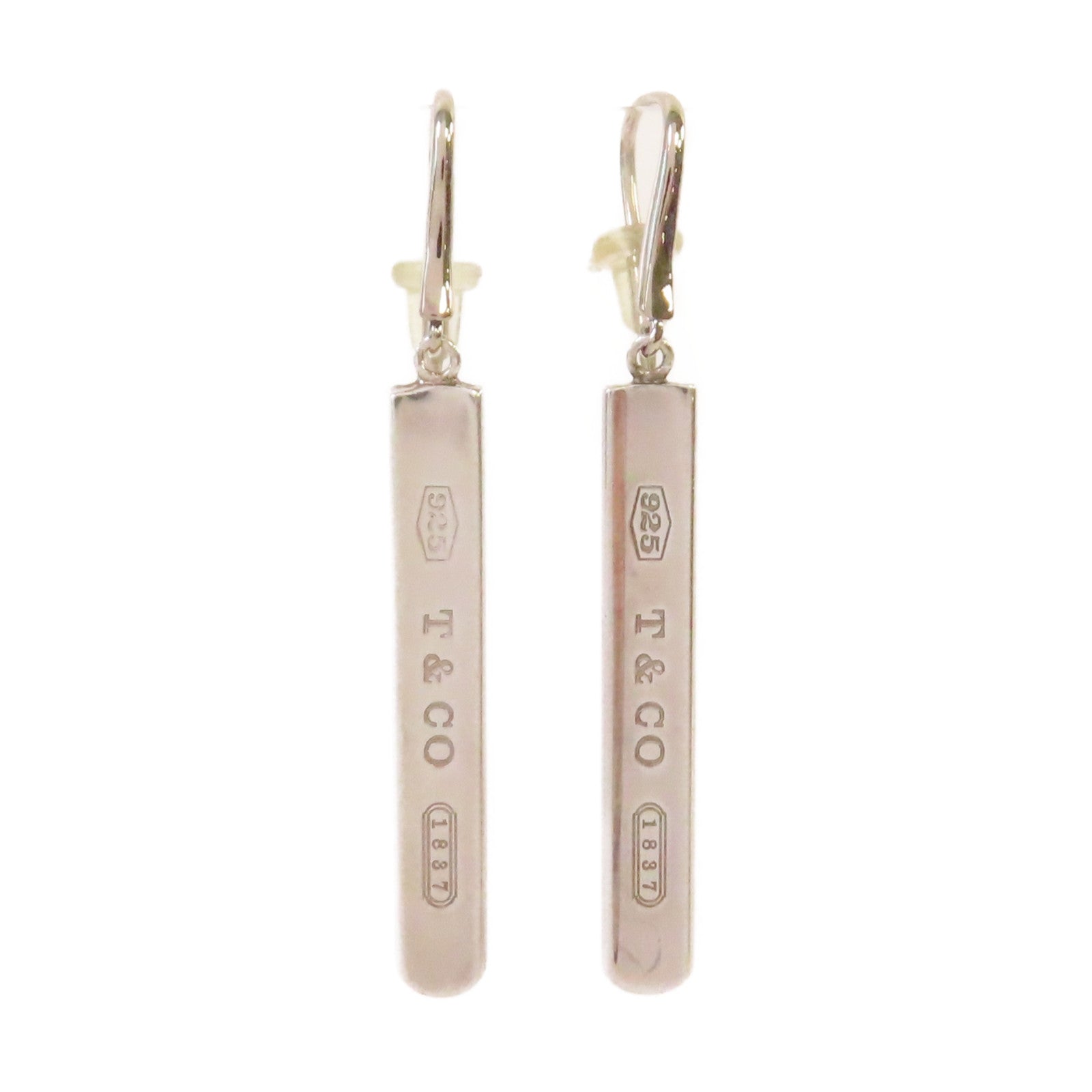 TIFFANY＆CO 925純銀Sterling Silver Bar Earrings耳環