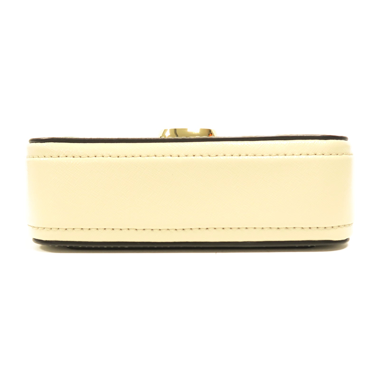 MARC JACOBS 牛皮皮革Shoulder Bag金扣肩背袋灰色