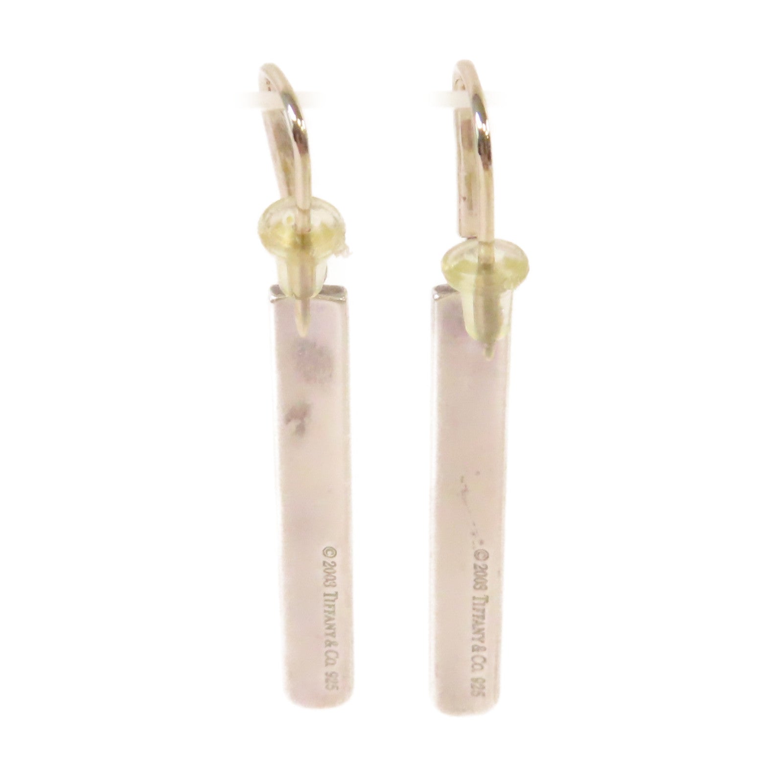 TIFFANY＆CO 925純銀Sterling Silver Bar Earrings耳環