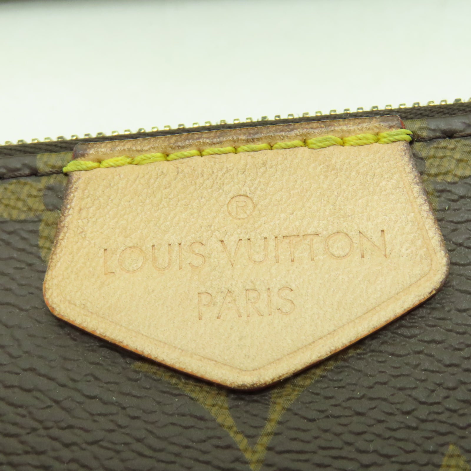 LOUIS VUITTON Monogram Multi Pochette Accessoires金扣手挽肩背兩用袋啡色