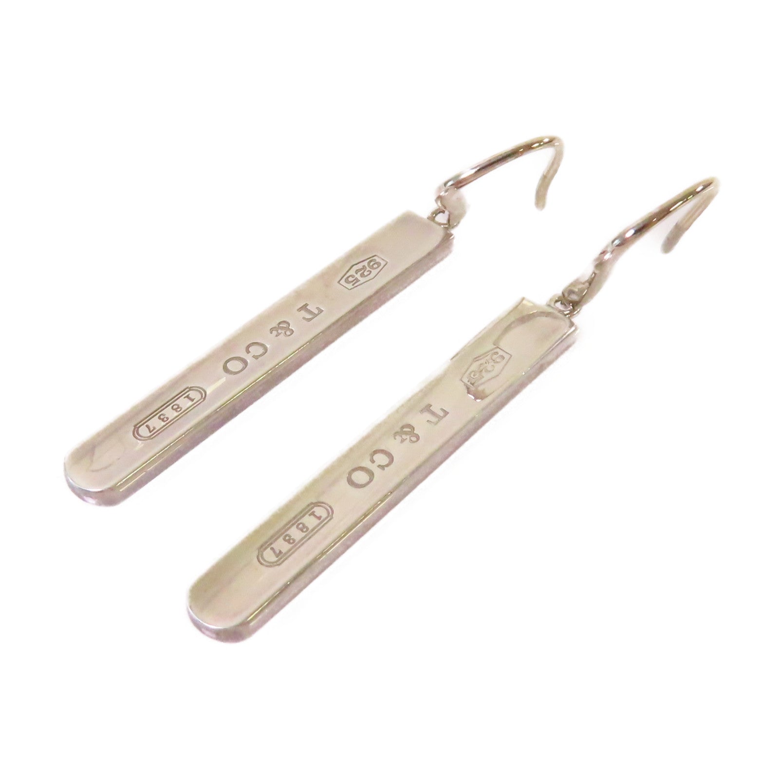 TIFFANY＆CO 925純銀Sterling Silver Bar Earrings耳環