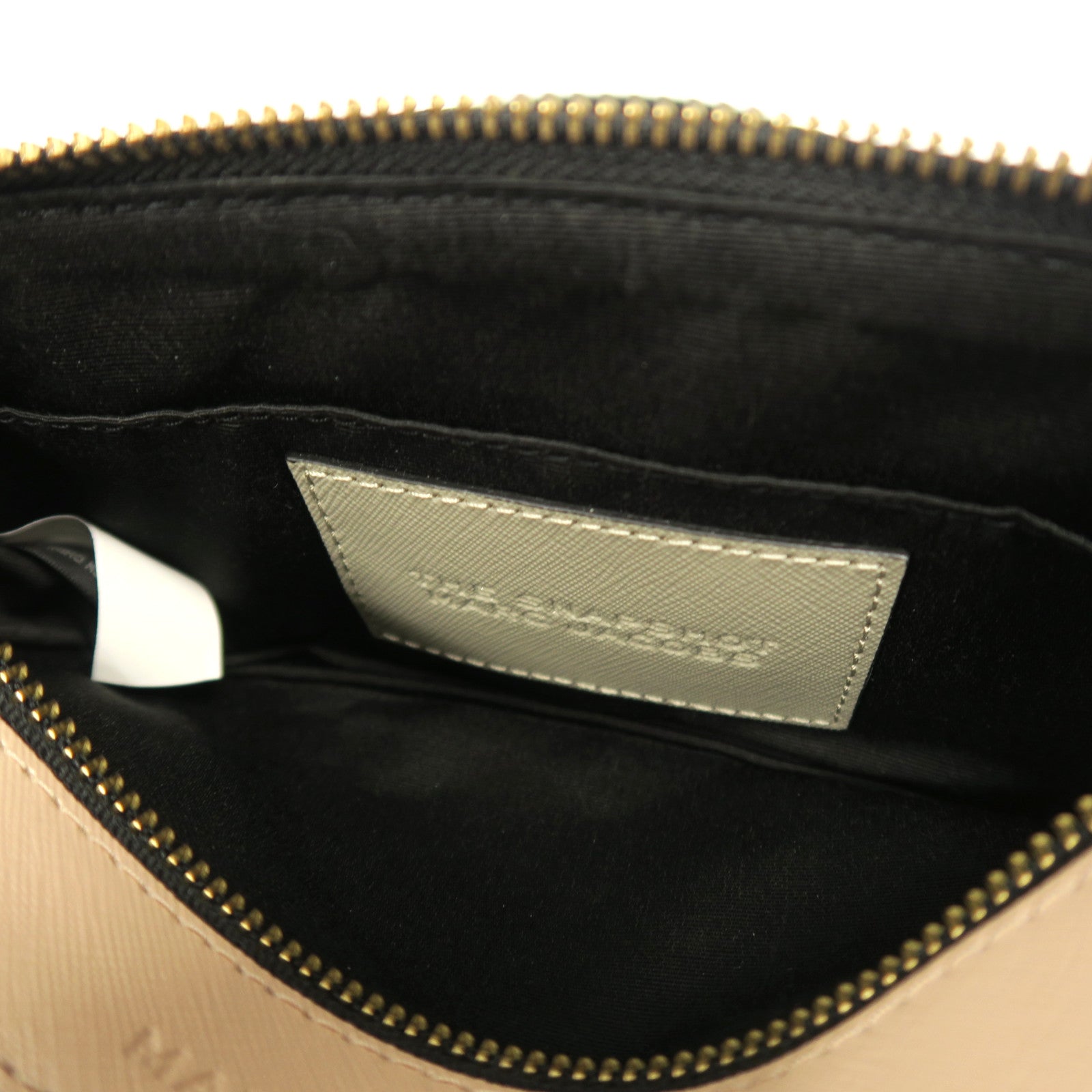 MARC JACOBS 牛皮皮革Shoulder Bag金扣肩背袋灰色