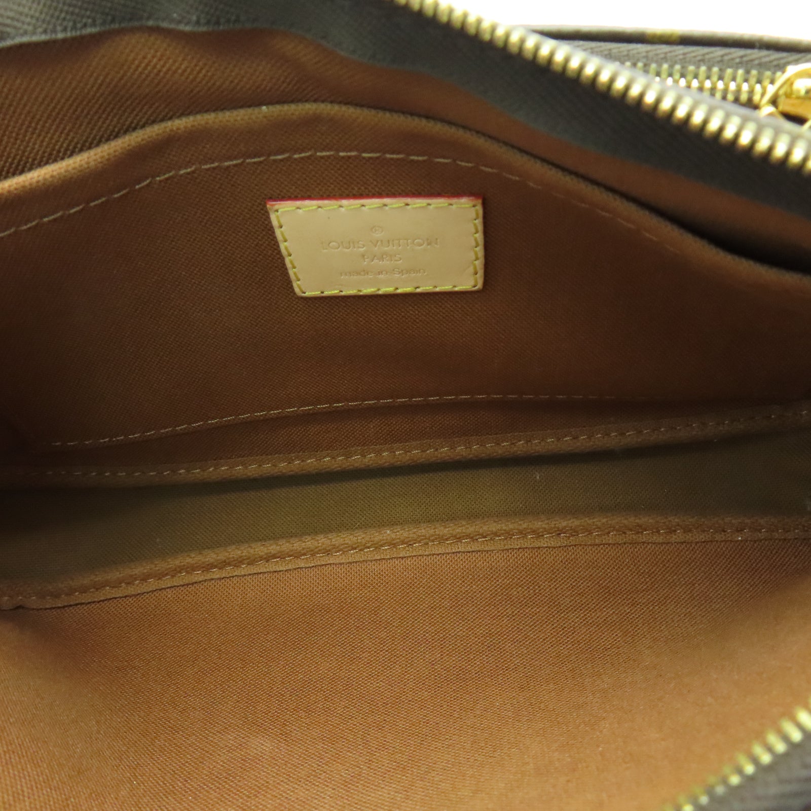 LOUIS VUITTON Monogram Multi Pochette Accessoires金扣手挽肩背兩用袋啡色