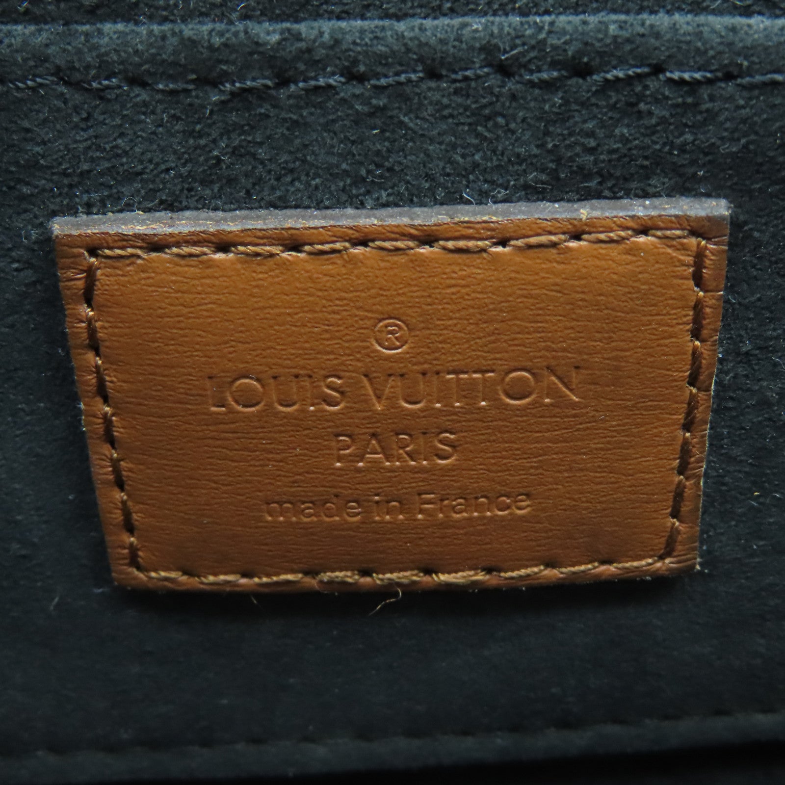 LOUIS VUITTON Monogram Mini Pauphine Gold Buckle Shoulder Bag Brown