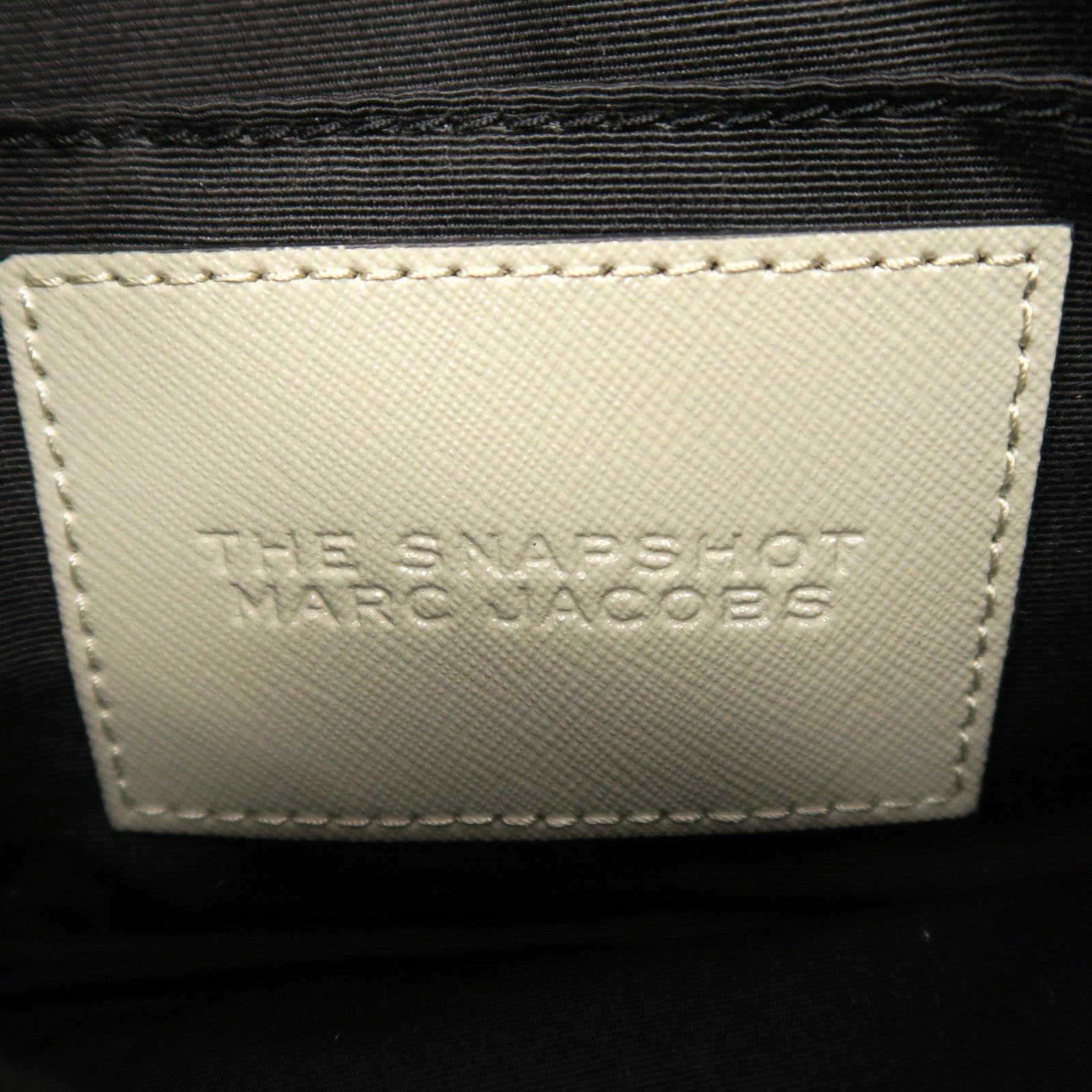 MARC JACOBS 牛皮皮革Shoulder Bag金扣肩背袋灰色