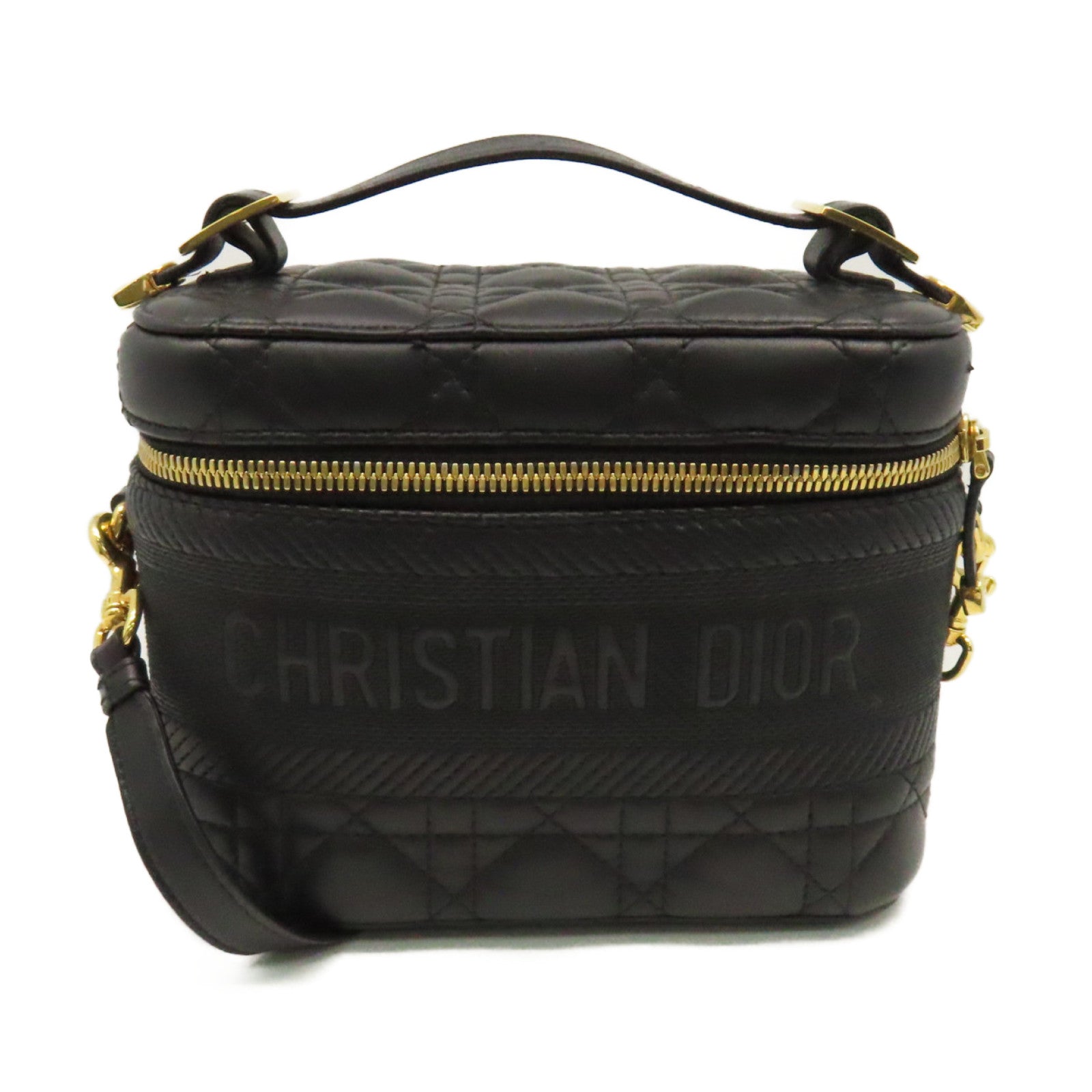 Dior 【激減優惠】牛皮皮革Travel 2Way Shoulder Bag手挽肩背兩用袋黑色