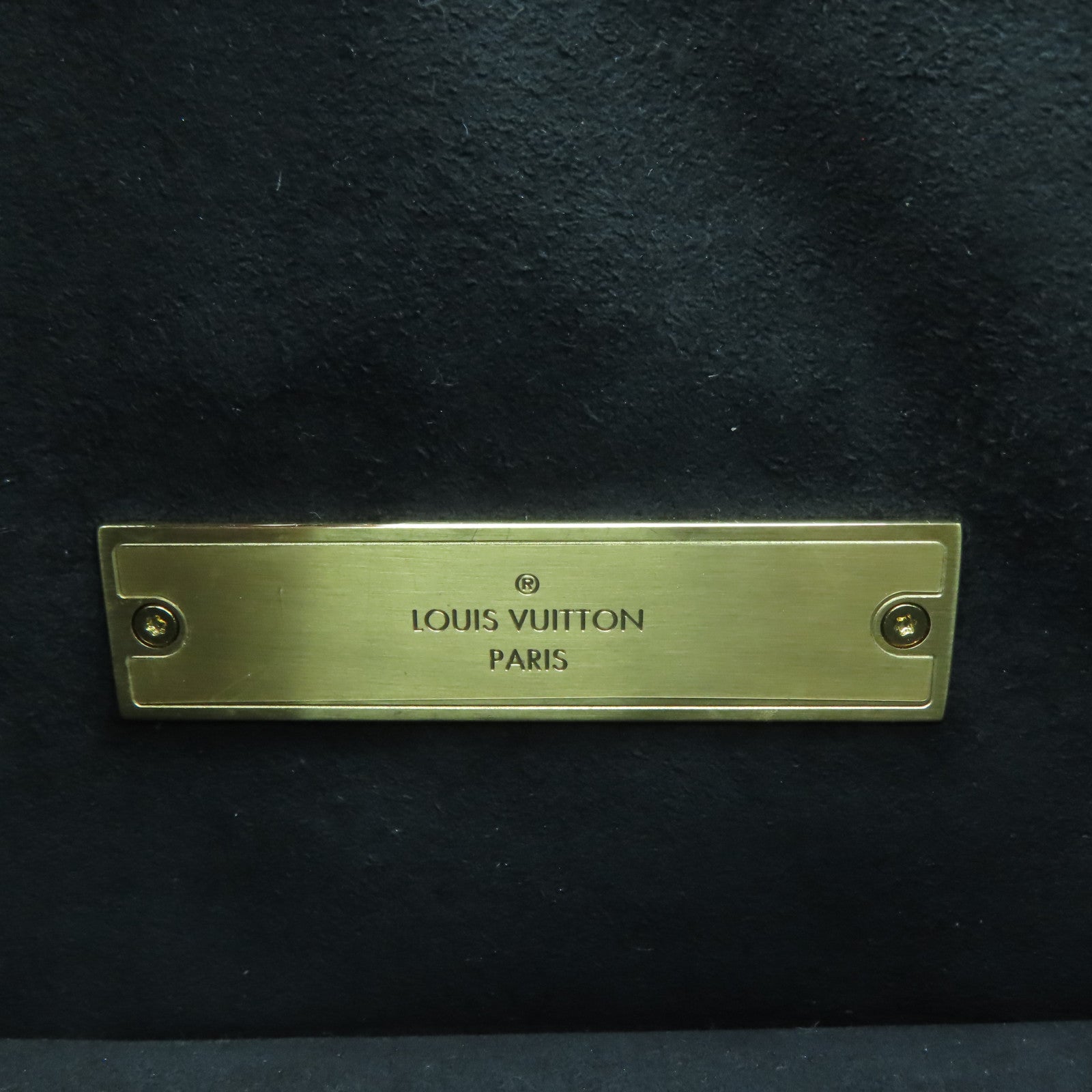 LOUIS VUITTON Monogram Mini Pauphine Gold Buckle Shoulder Bag Brown