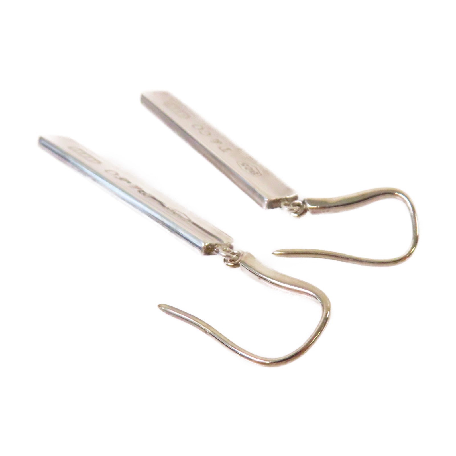 TIFFANY＆CO 925純銀Sterling Silver Bar Earrings耳環