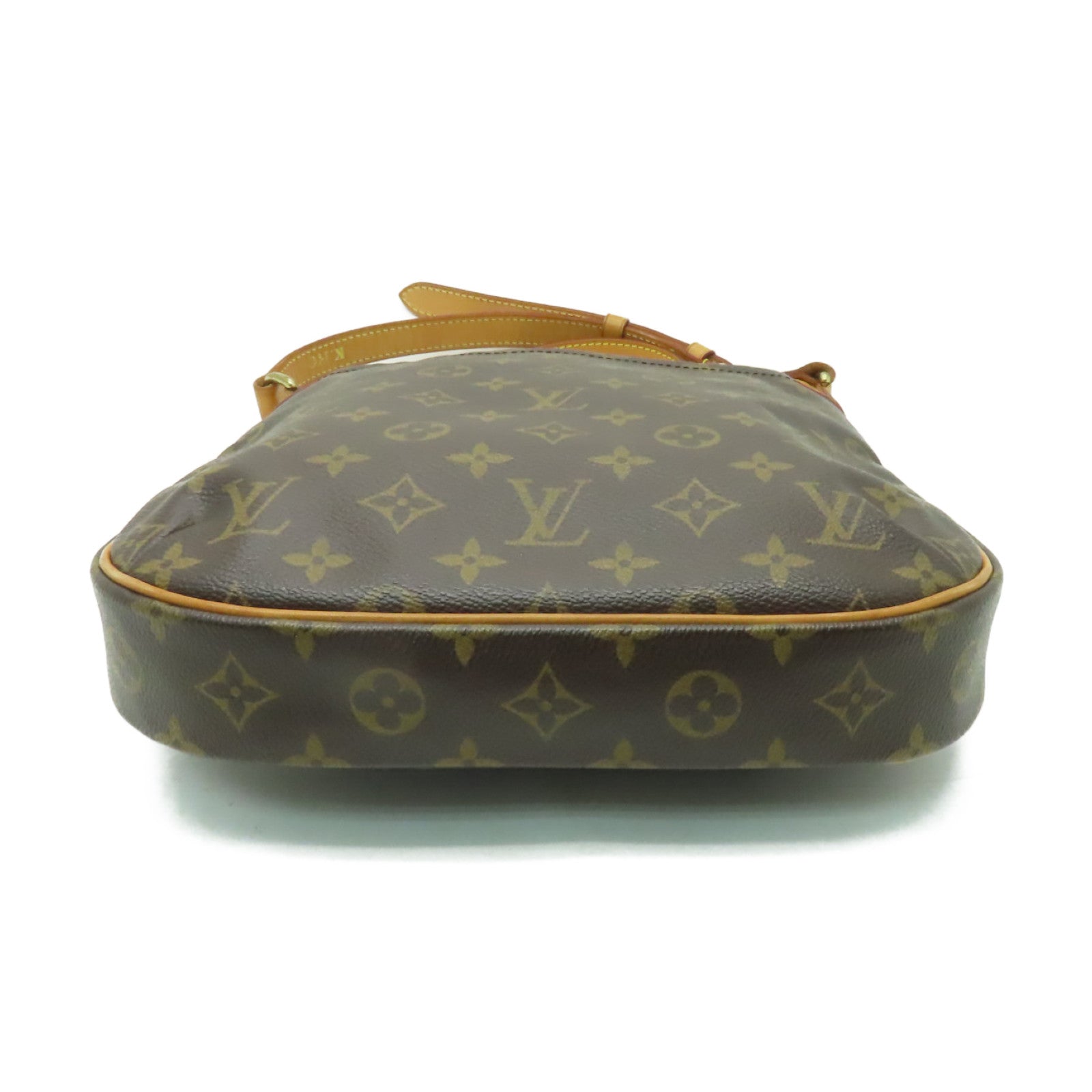 LOUIS VUITTON Monogram Odeon PM金扣肩背袋啡色