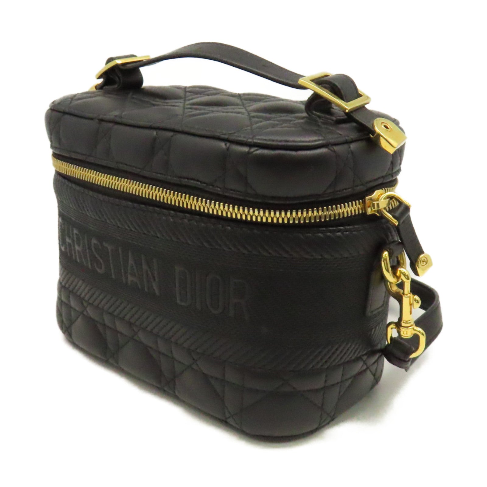 Dior 【激減優惠】牛皮皮革Travel 2Way Shoulder Bag手挽肩背兩用袋黑色