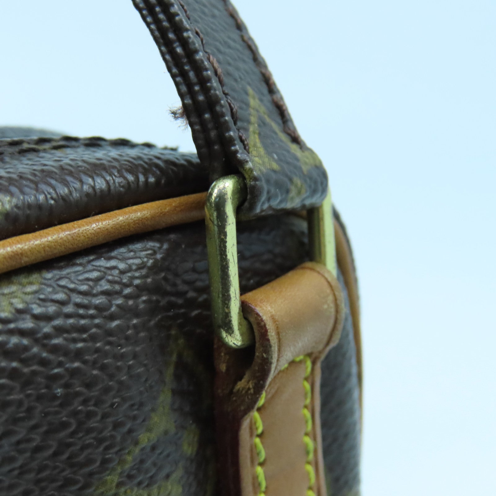 LOUIS VUITTON Monogram Pochette Marly Bandouliere金扣肩背袋啡色