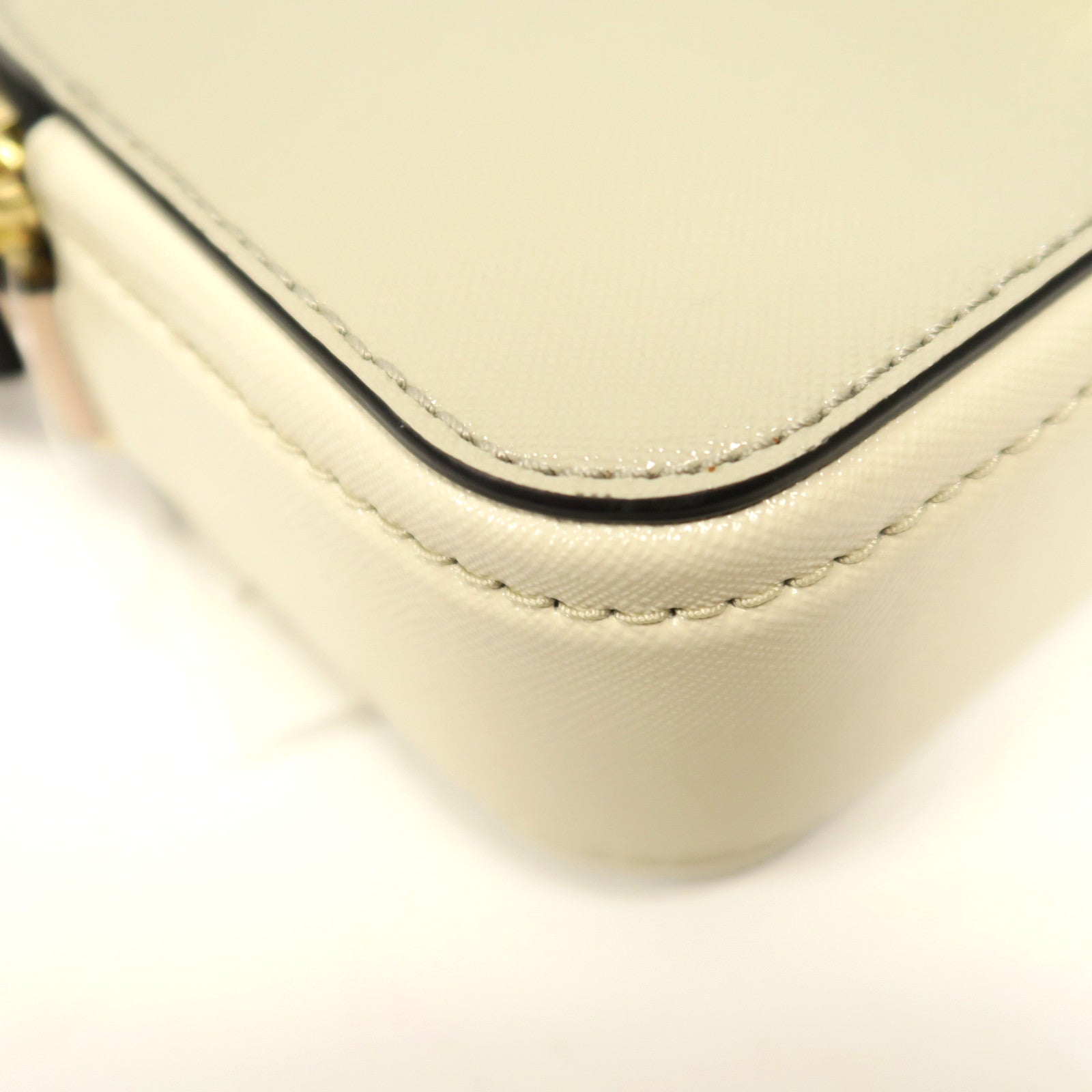 MARC JACOBS 牛皮皮革Shoulder Bag金扣肩背袋灰色
