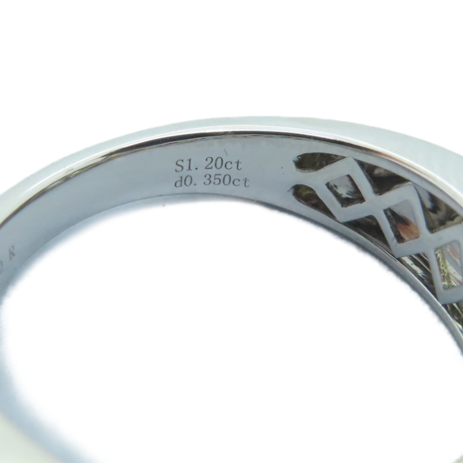 JEWELRY 【激減優惠】18K白金Sapphire Ring 1.20ct藍寶石/0.35ct鑽石戒指US#6.25