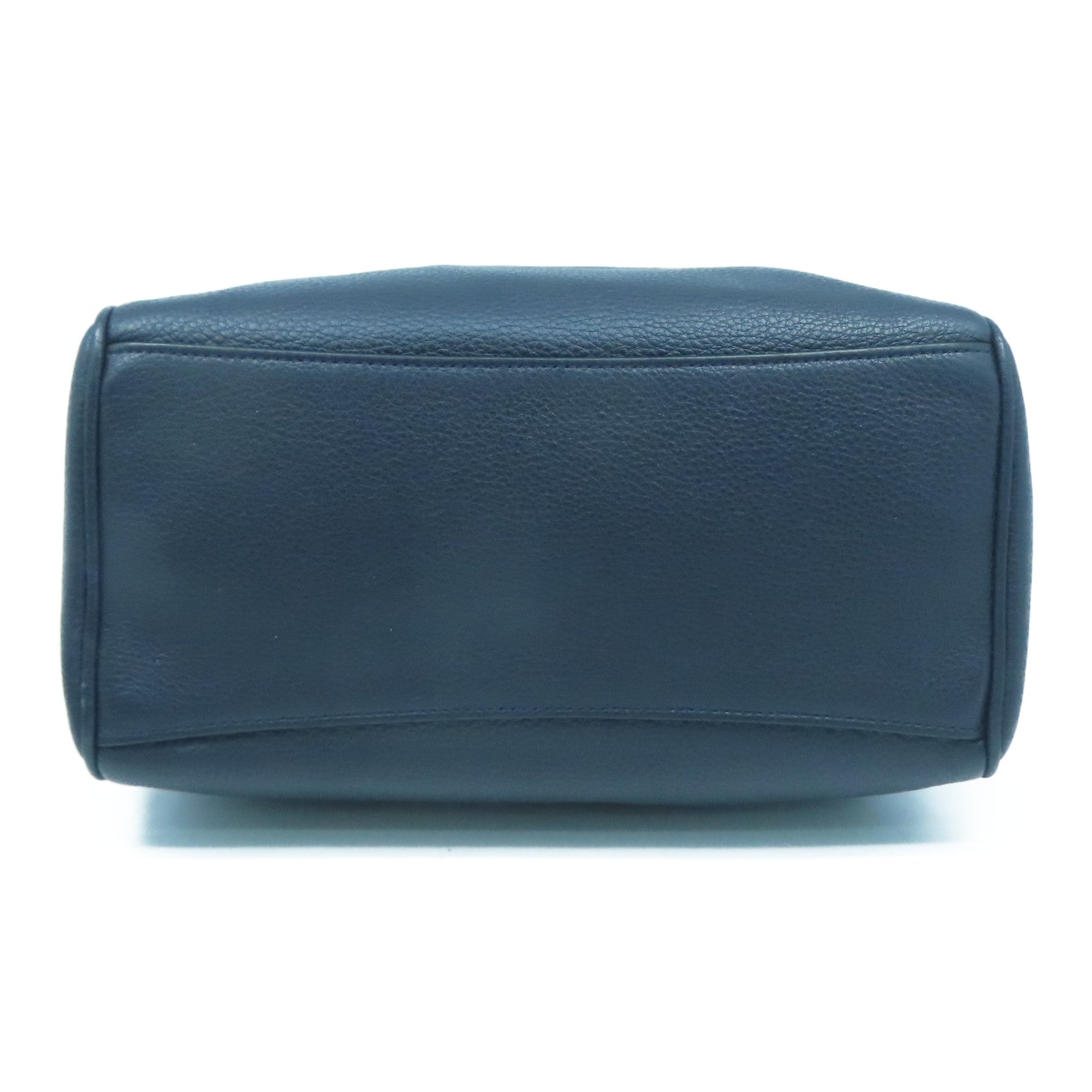 COACH 牛皮皮革2 Way Shoulder Bga金扣手挽肩背兩用袋深藍色