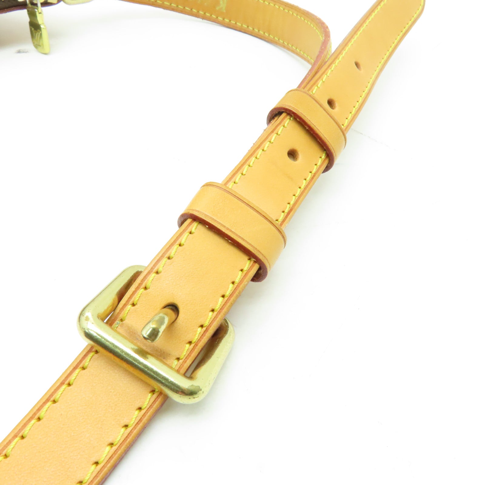 LOUIS VUITTON Monogram Odeon PM金扣肩背袋啡色