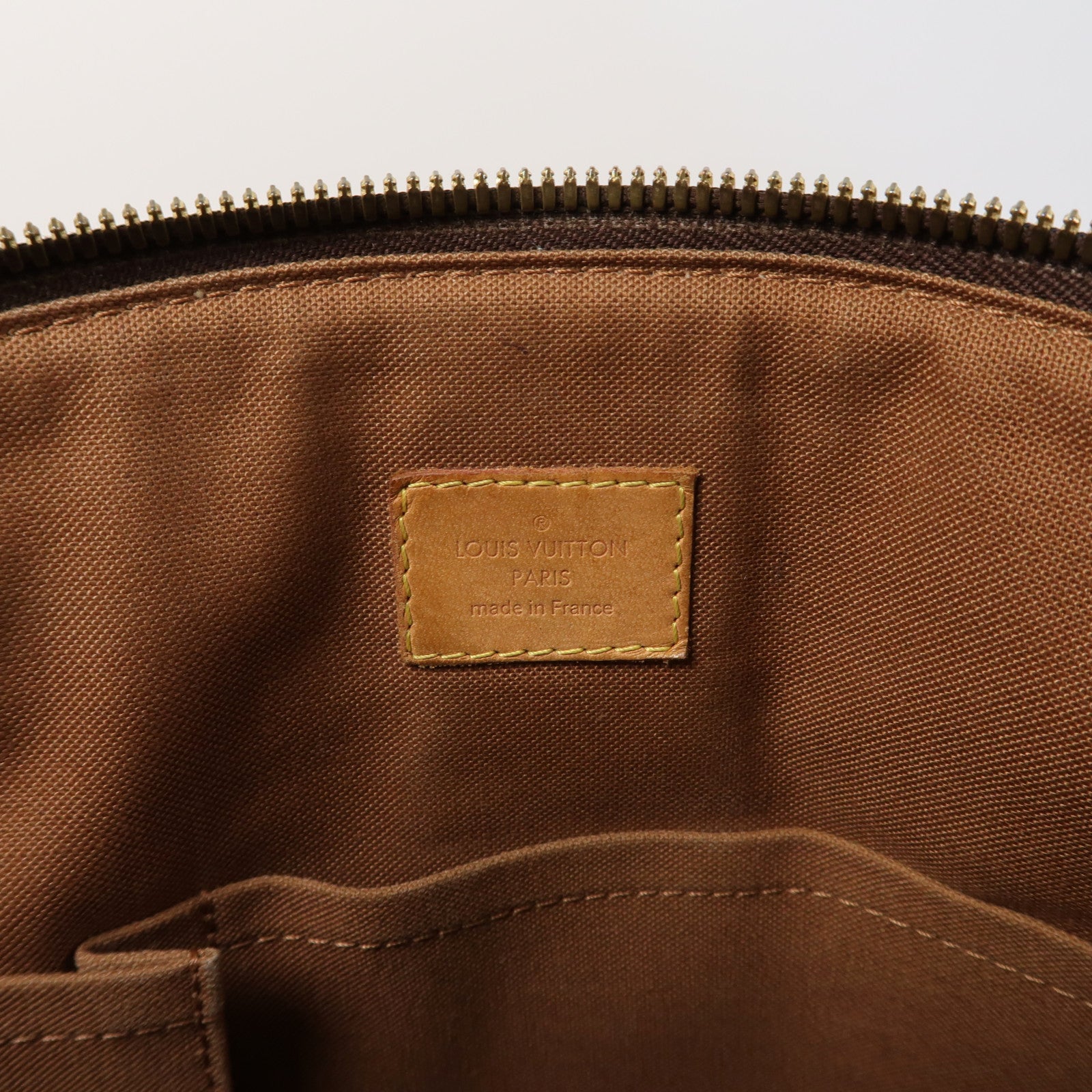 LOUIS VUITTON Monogram Tivoli GM金扣手挽袋啡色