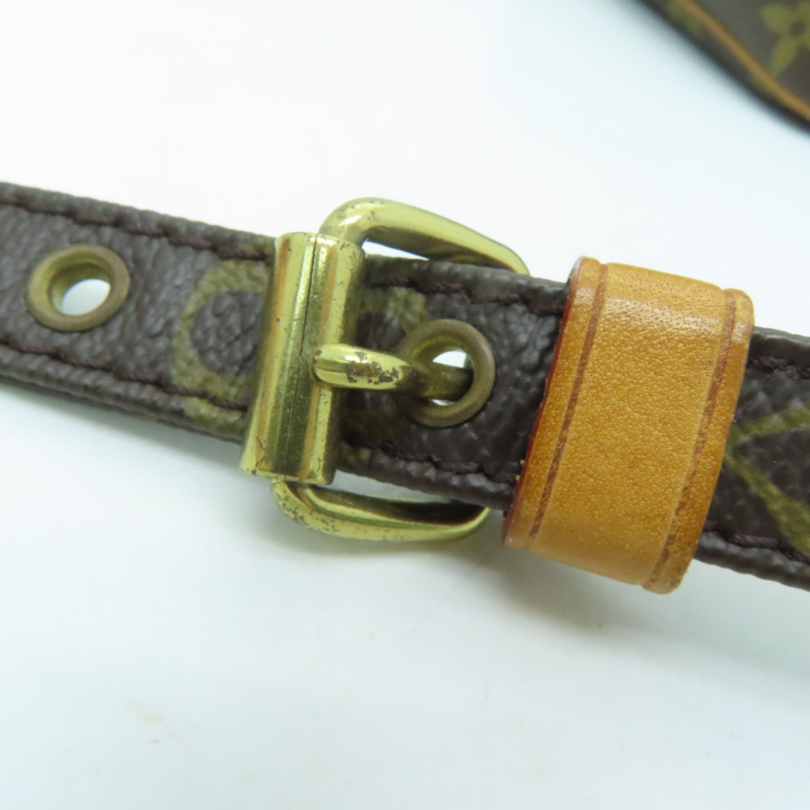 LOUIS VUITTON Monogram Danube Shoulder Bag金扣肩背袋啡色