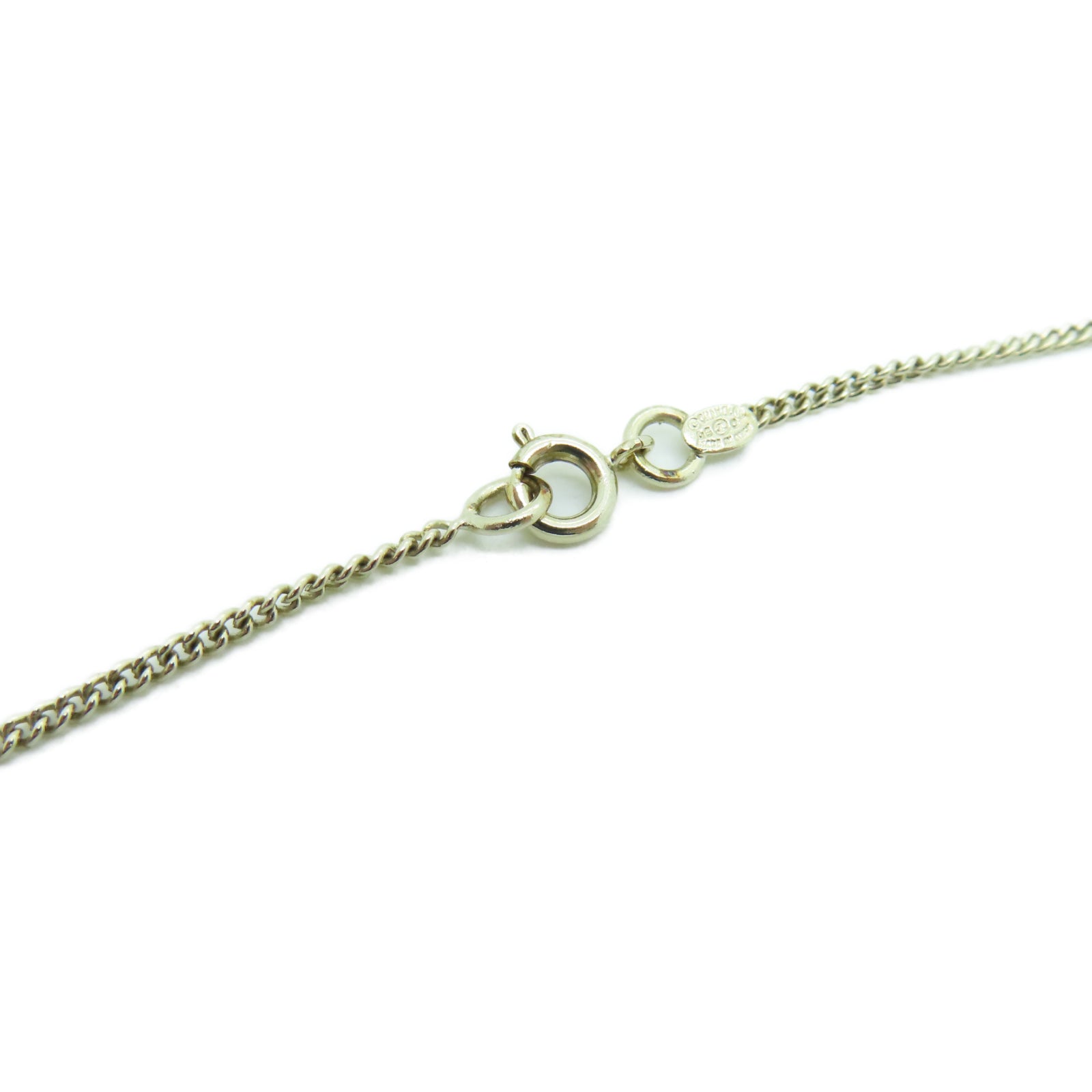 CHANEL PVC Necklace项链白色/金色