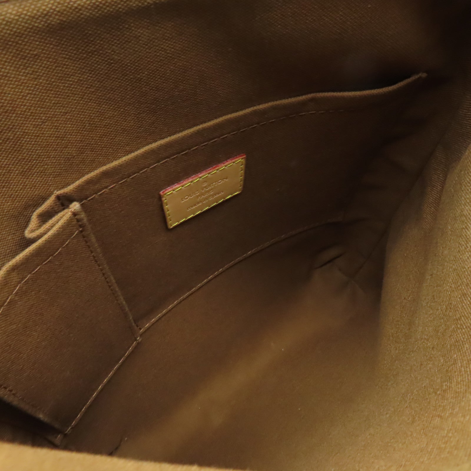 LOUIS VUITTON Monogram Odeon PM金扣肩背袋啡色