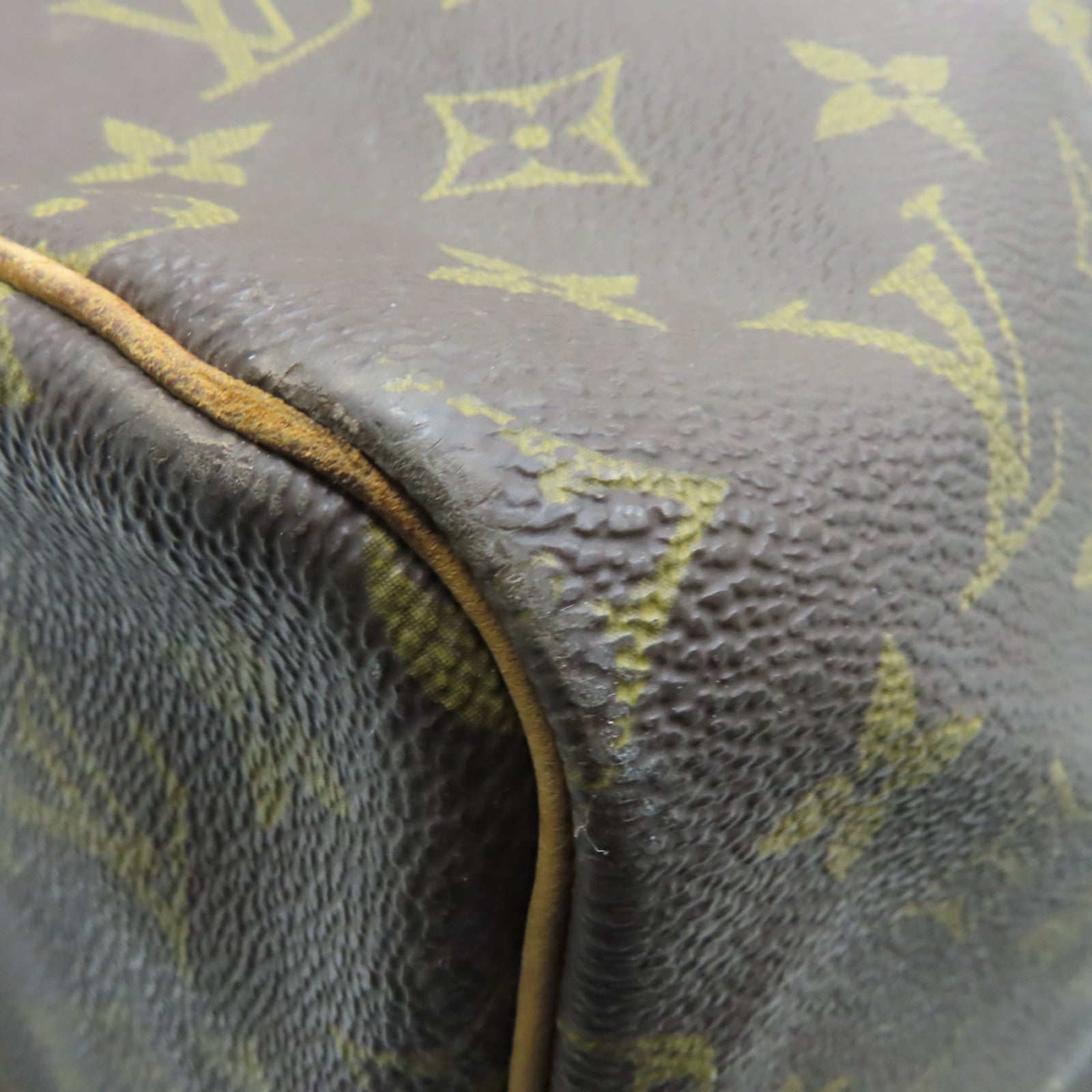 LOUIS VUITTON Monogram Keepall 55 Boston Bag旅行袋啡色