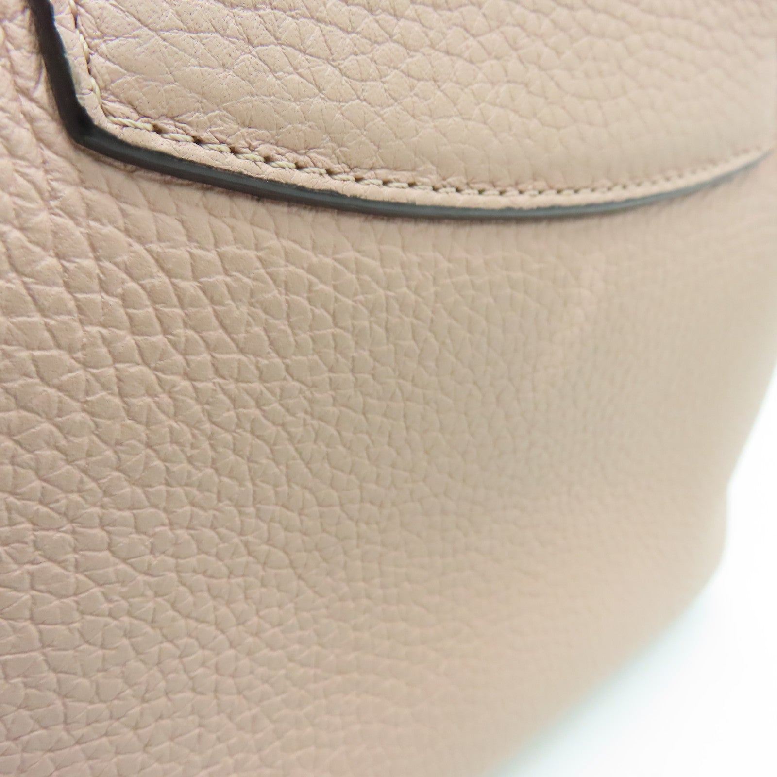 LOUIS VUITTON 牛皮皮革Capucines BB银扣手挽肩背两用袋粉红色