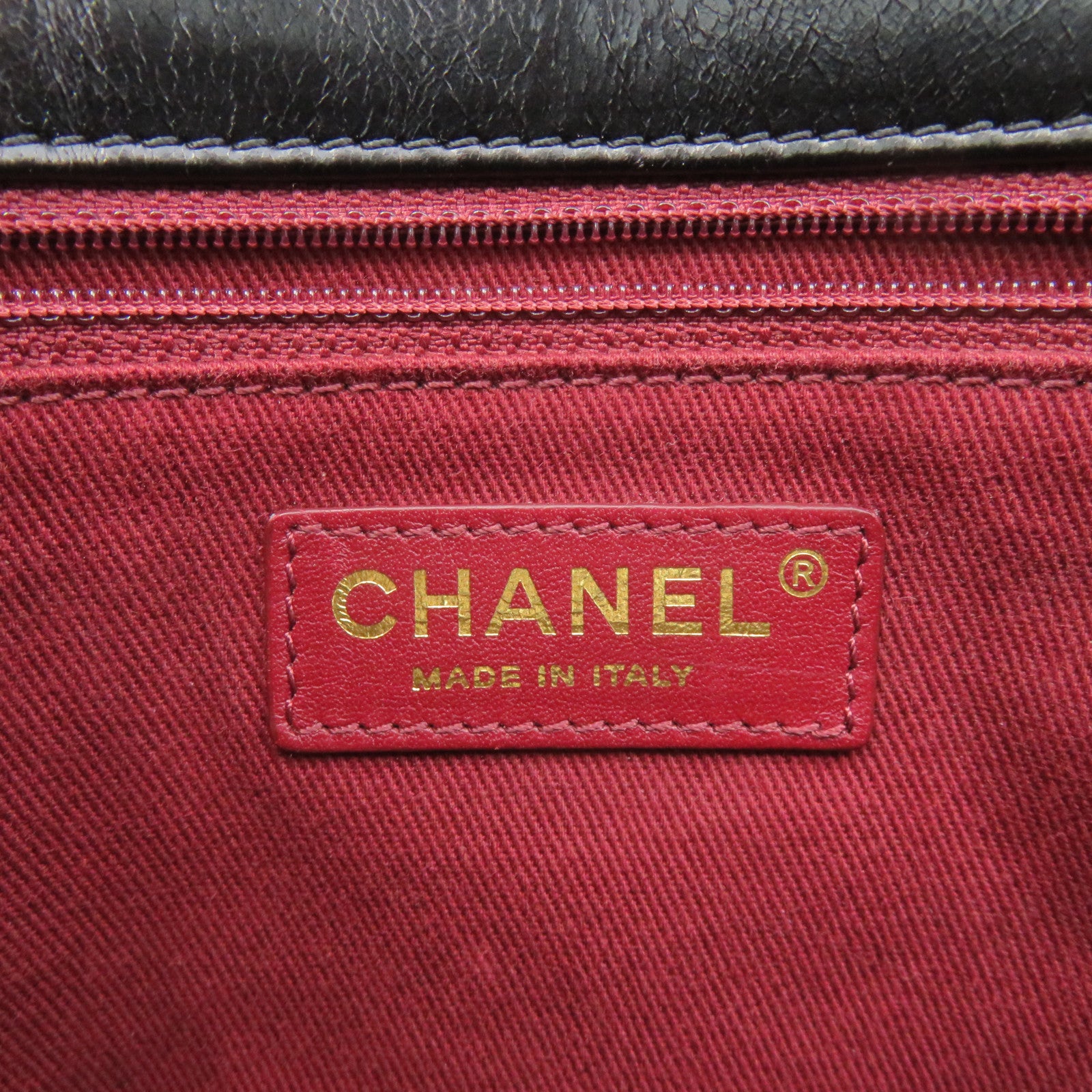 CHANEL Rhombus Denim Chain Shoulder Bag Gold Buckle Chain Belt Shoulder Bag Black