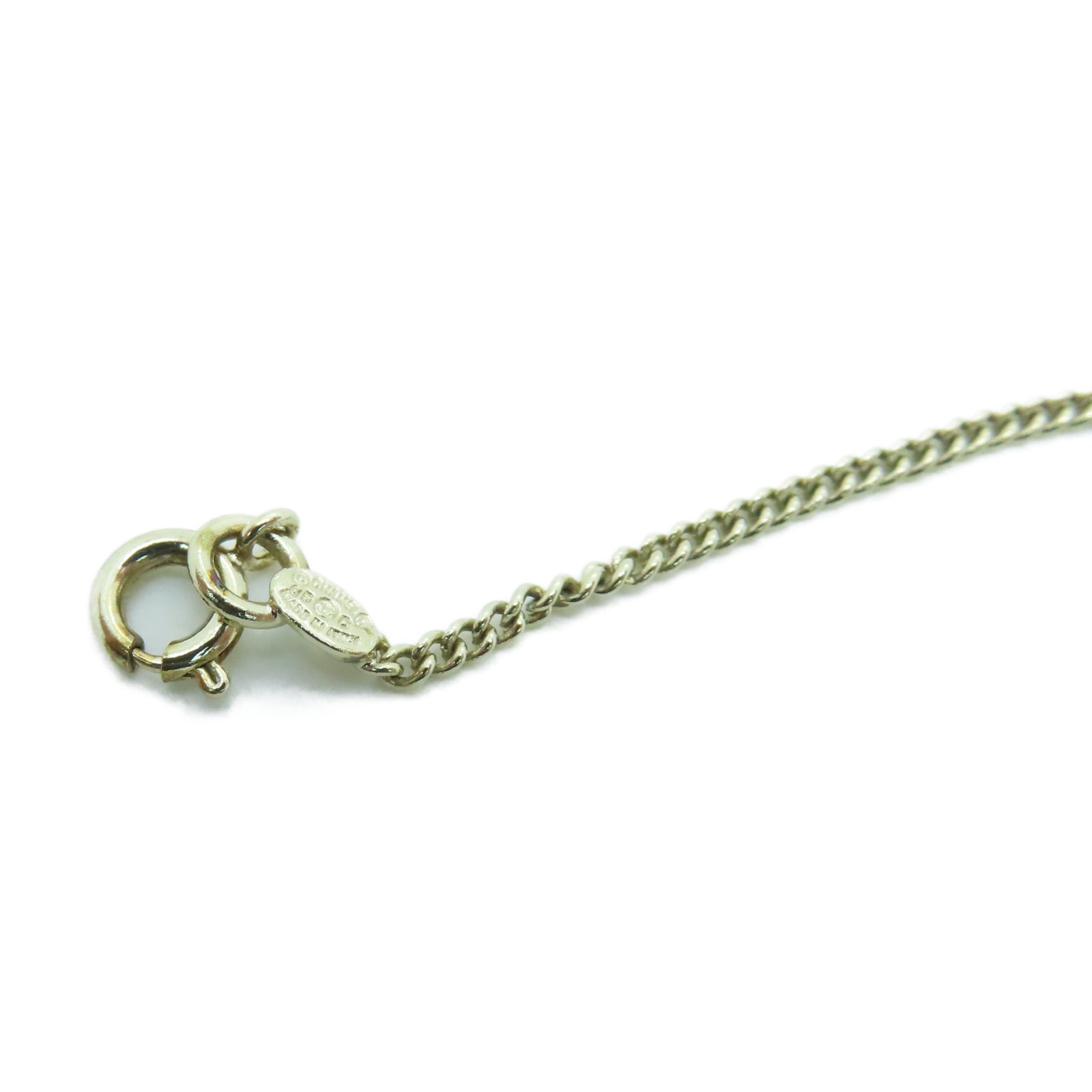 CHANEL PVC Necklace项链白色/金色