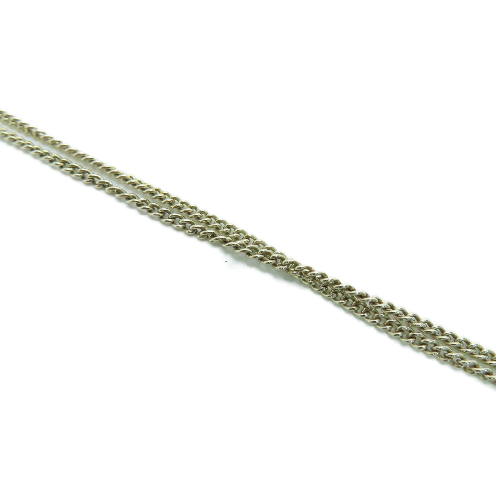 CHANEL PVC Necklace项链白色/金色