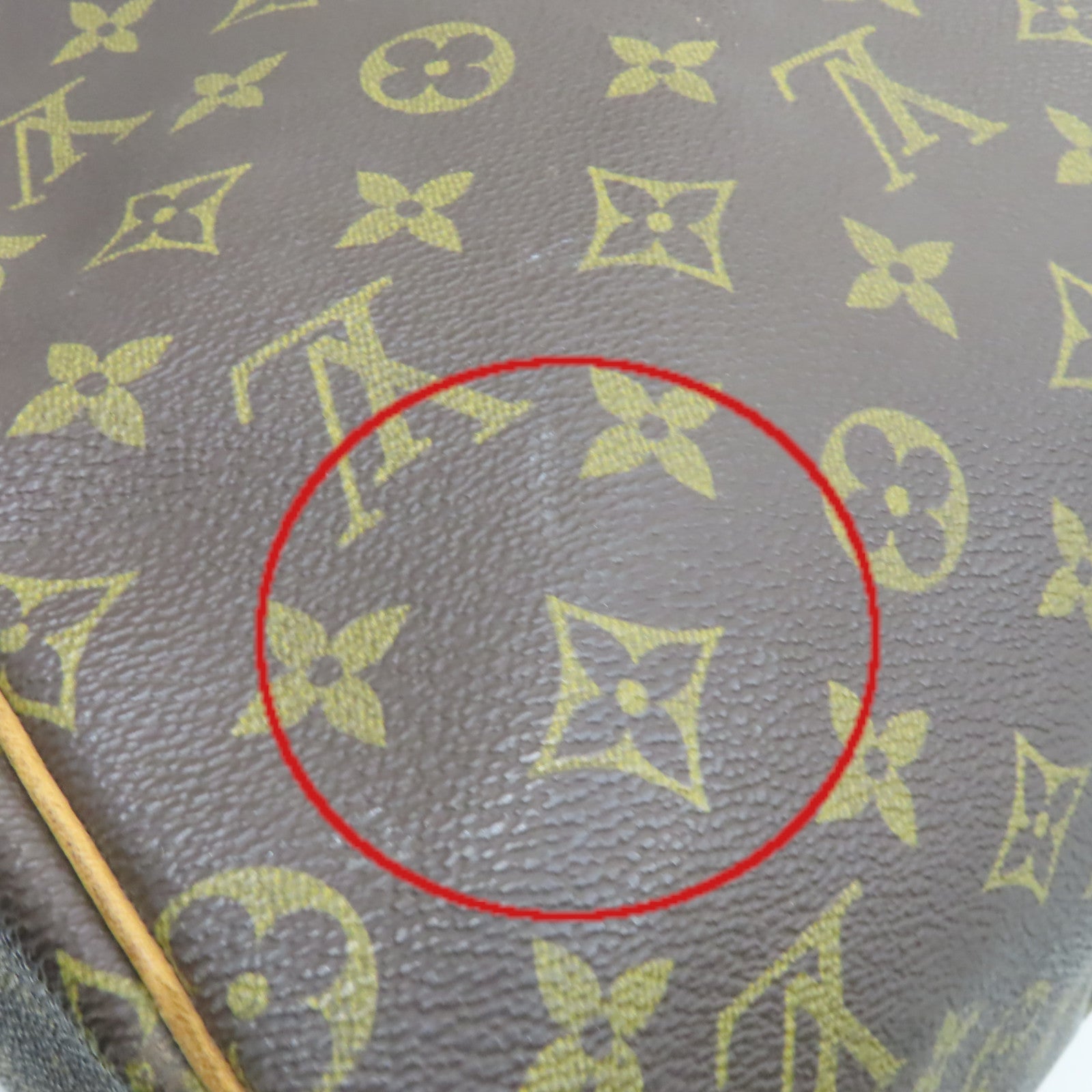 LOUIS VUITTON Monogram Keepall 55 Boston Bag旅行袋啡色
