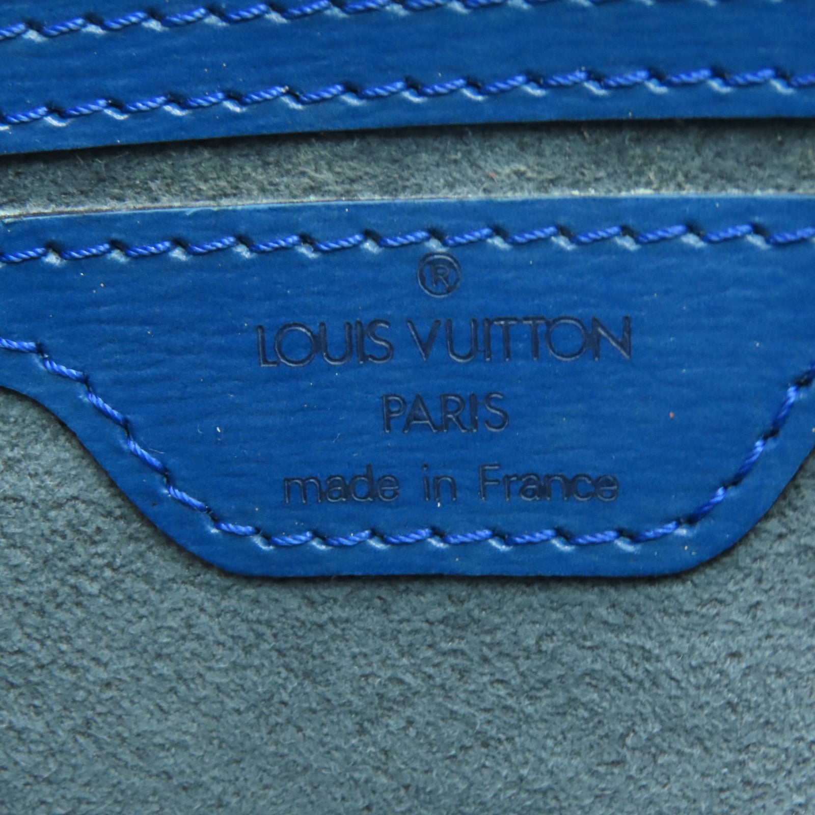 LOUIS VUITTON 【激減優惠】Epi Saint Jucques Shoulder Bag金扣肩背袋藍色
