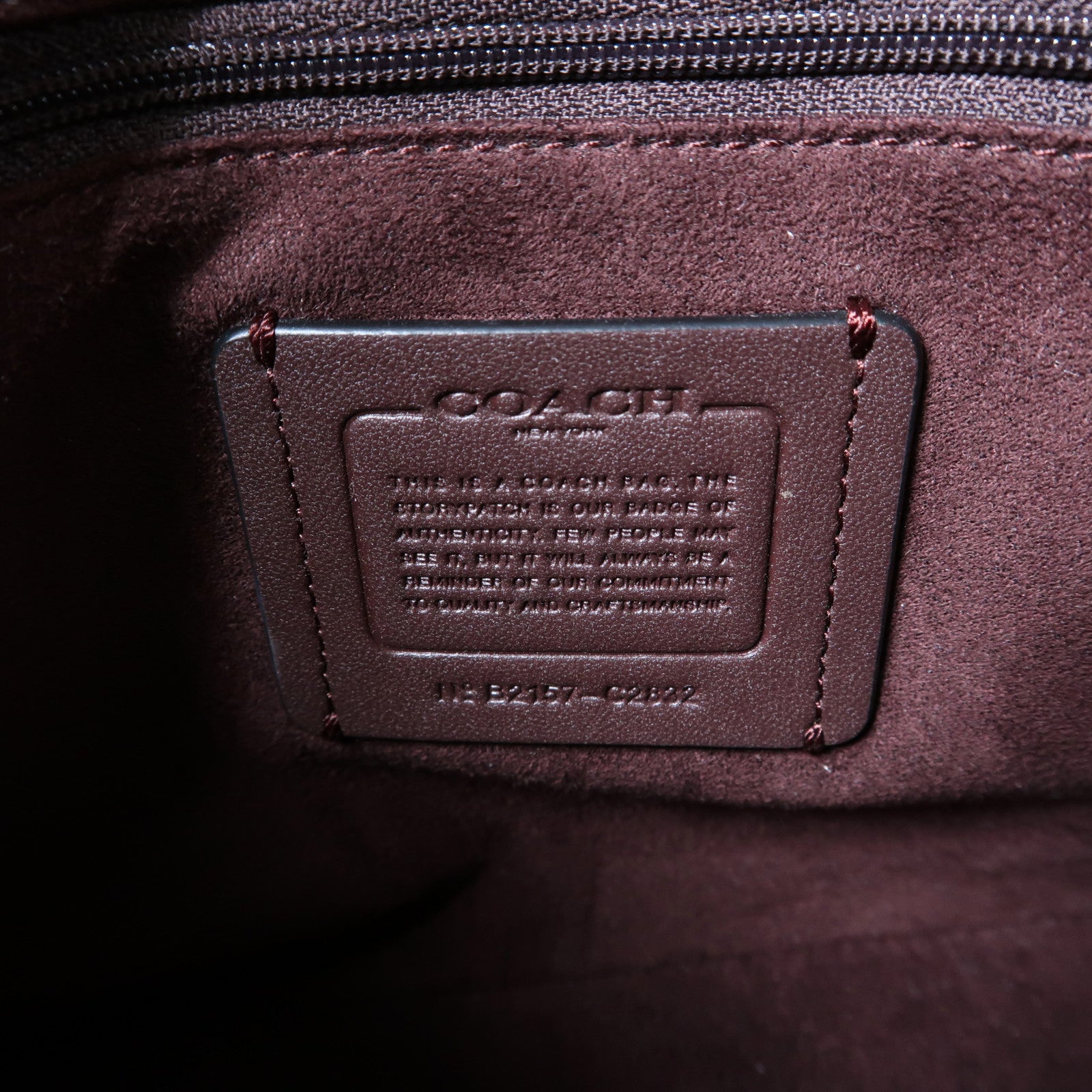COACH 牛仔布Shoulder Bag金扣手挽肩背兩用袋藍色/黑色