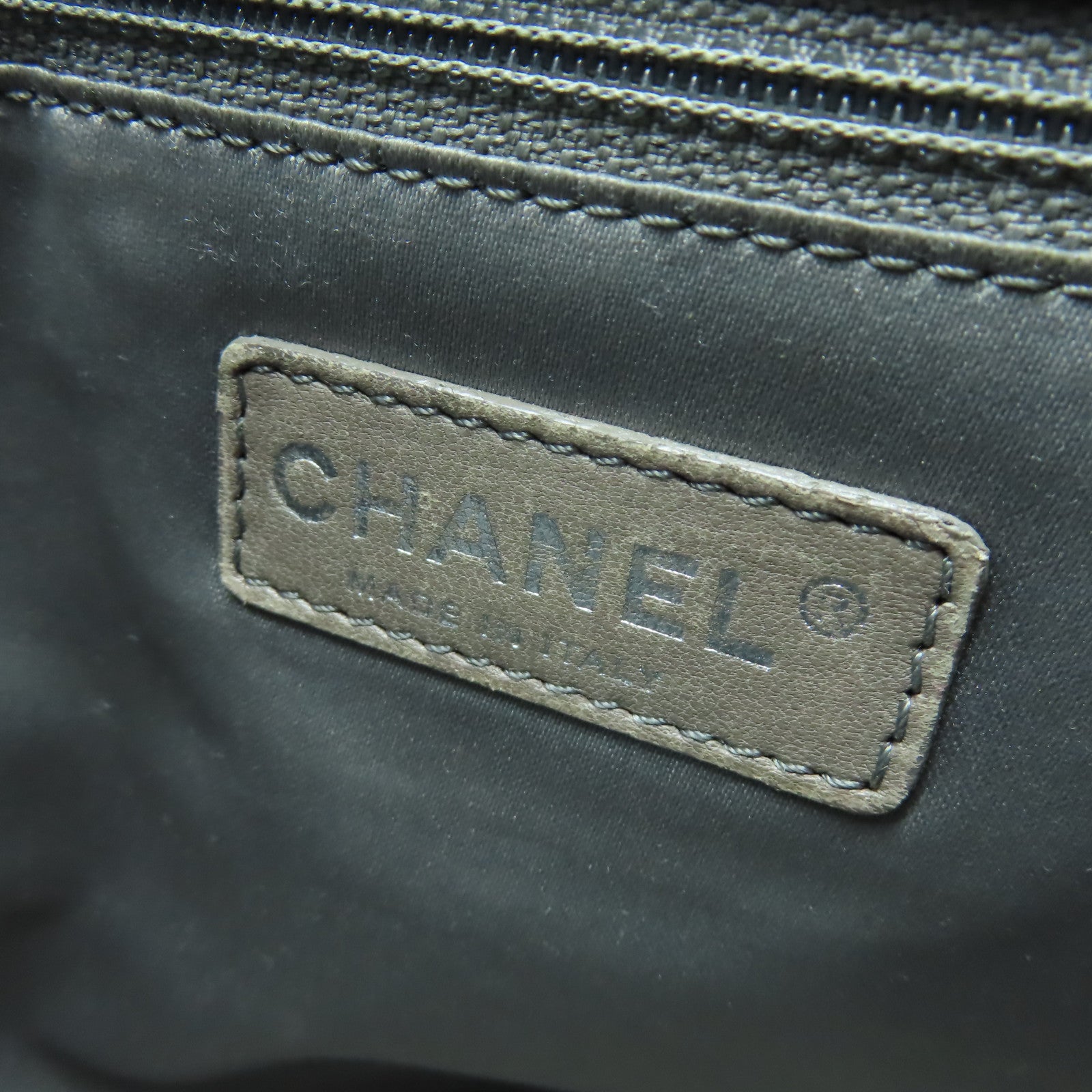 CHANEL 【激減優惠】牛皮皮革Shoulder Bag銀扣鏈帶肩背袋黑色