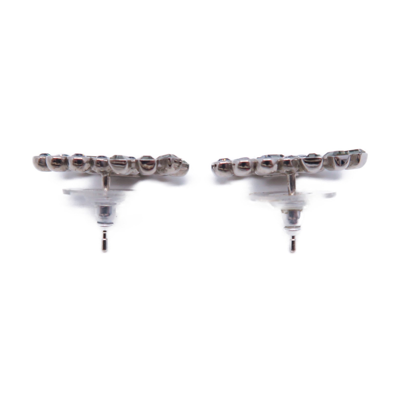 CHANEL 金屬Earrings項鍊銀色