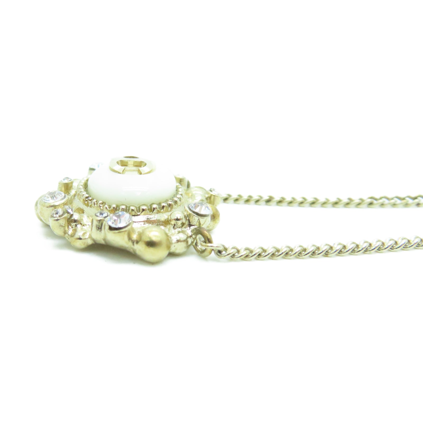 CHANEL 金属Necklace项链金色/白色