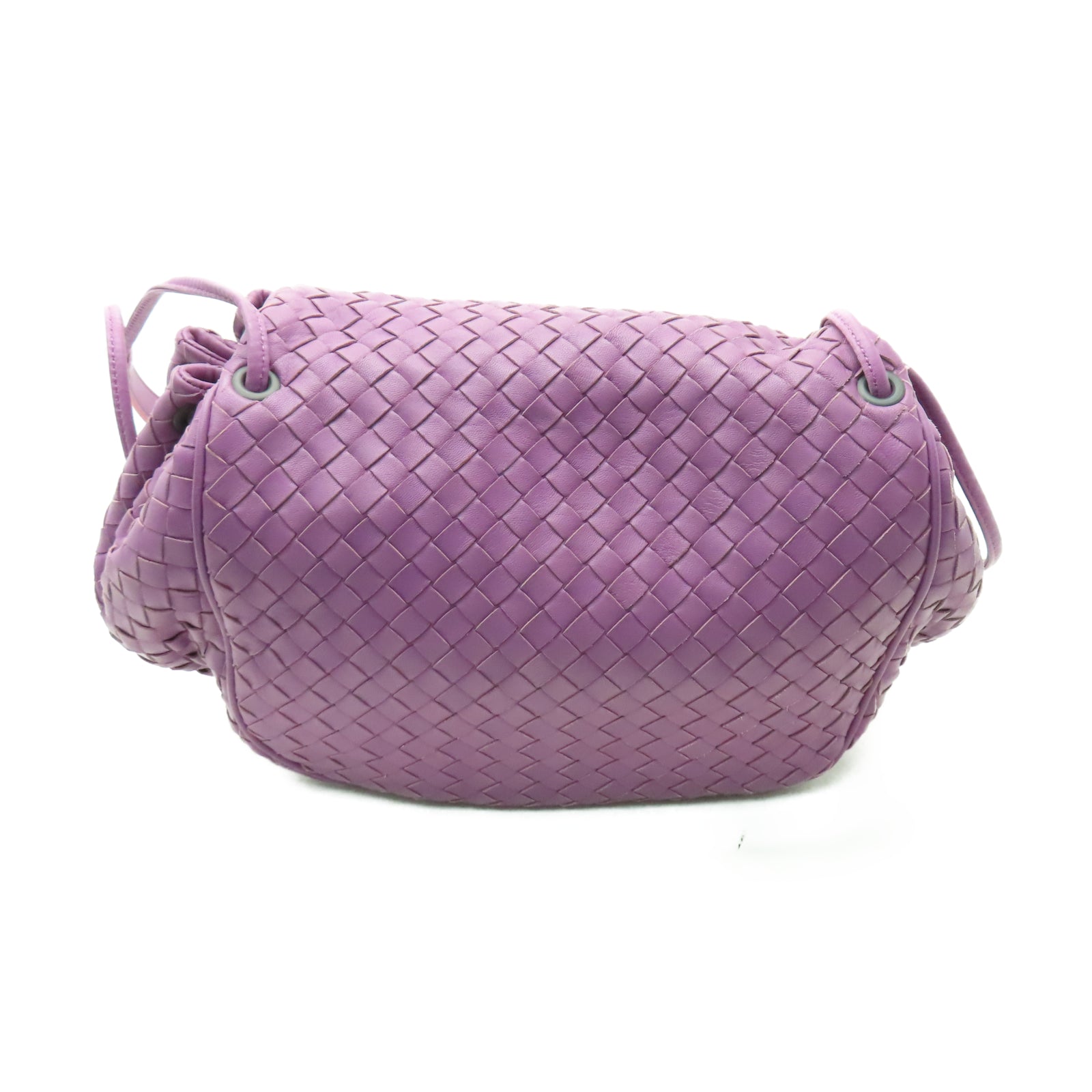 BOTTEGA VENETA 織紋皮革Shoulder Bag肩背袋紫色