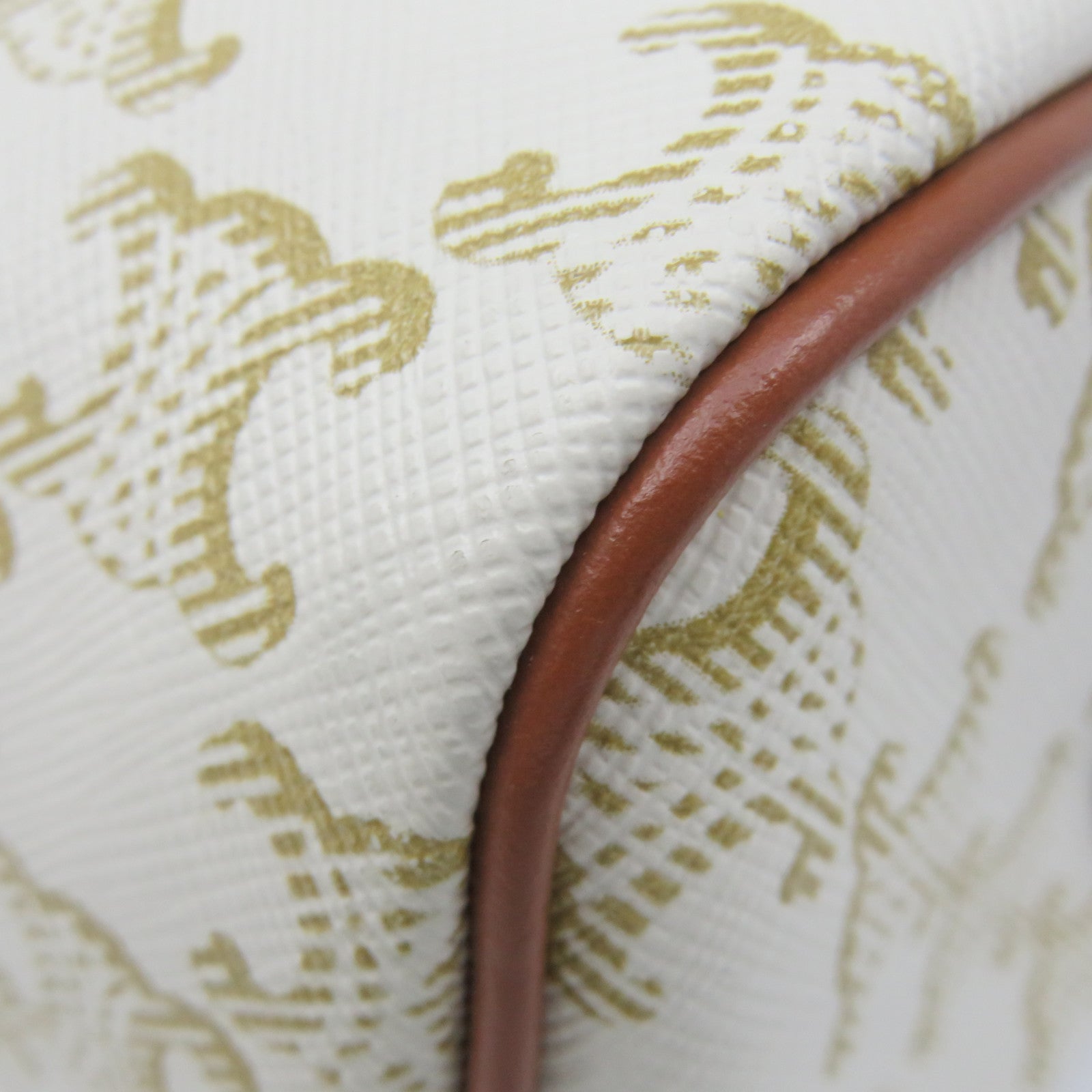 CELINE Coated Canvas Small Boston in Triomphe 2Way Hand Bag Beige/Brown