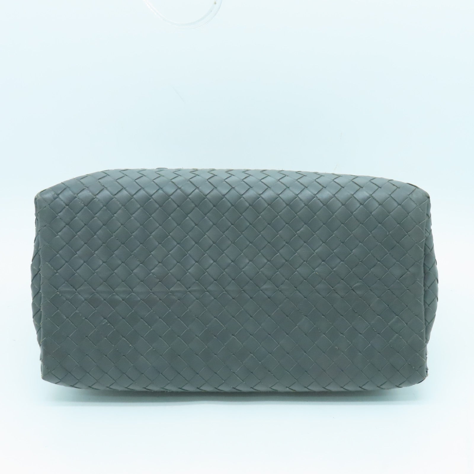BOTTEGA VENETA 織紋皮革2 Way Shoulder手挽肩背兩用袋灰色