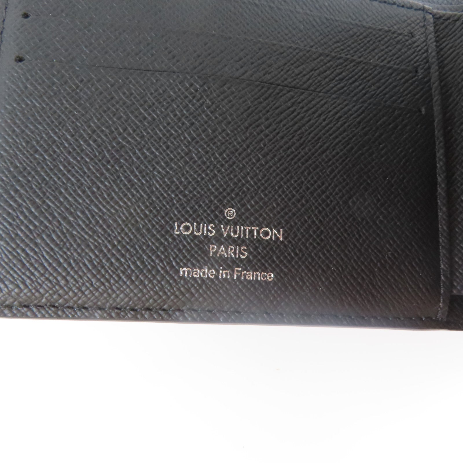 LOUIS VUITTON Monogram Eclipse Slender錢包黑色