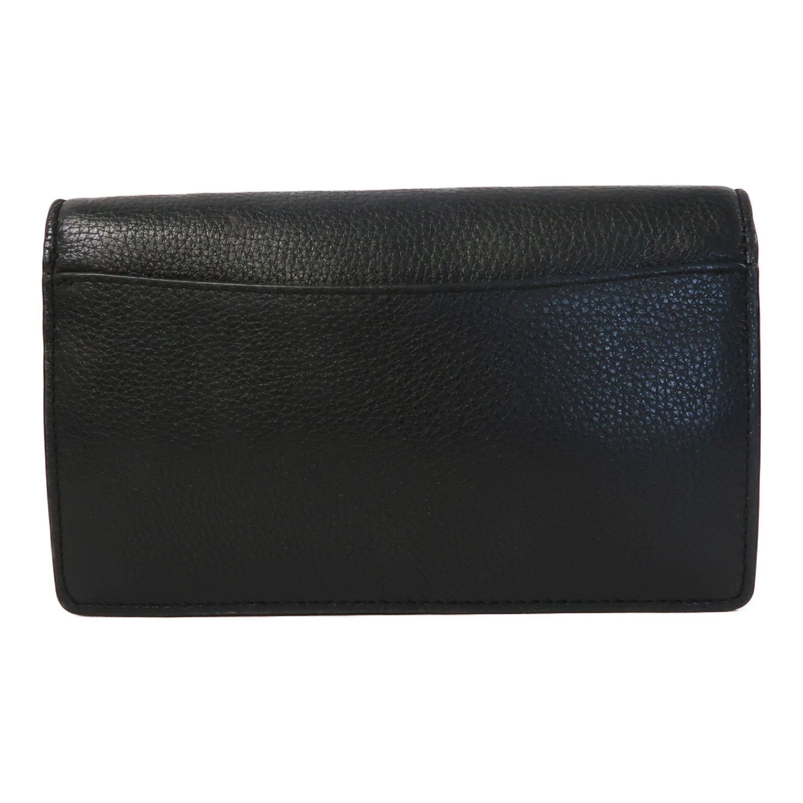 COACH 牛皮皮革Shoulder Bag金扣肩背袋黑色