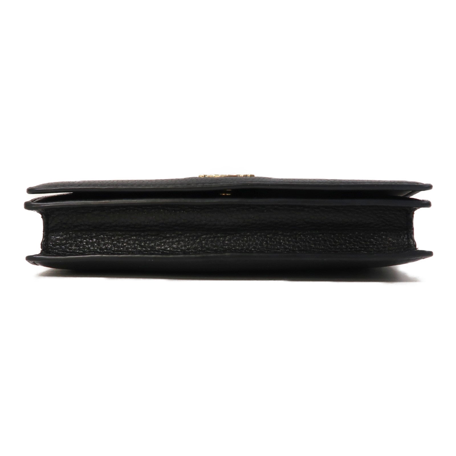 COACH 牛皮皮革Shoulder Bag金扣肩背袋黑色