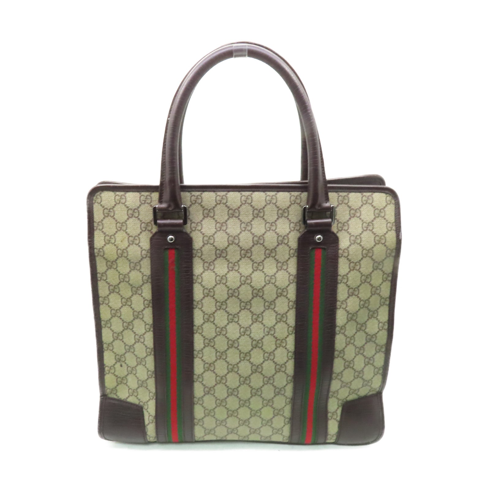 GUCCI 塗層帆布Tote Bag手挽袋啡色