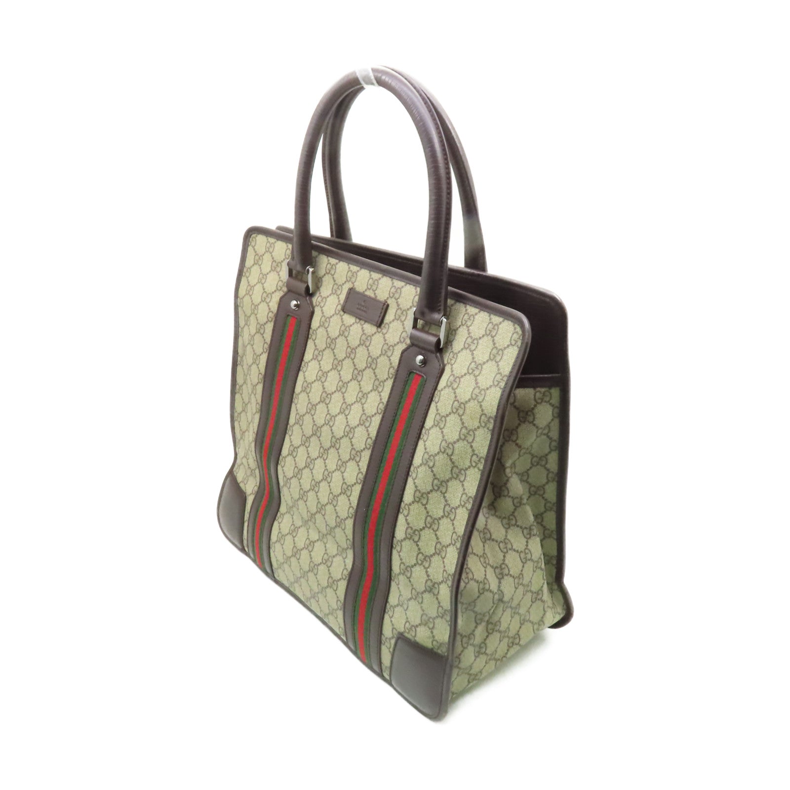 GUCCI 塗層帆布Tote Bag手挽袋啡色