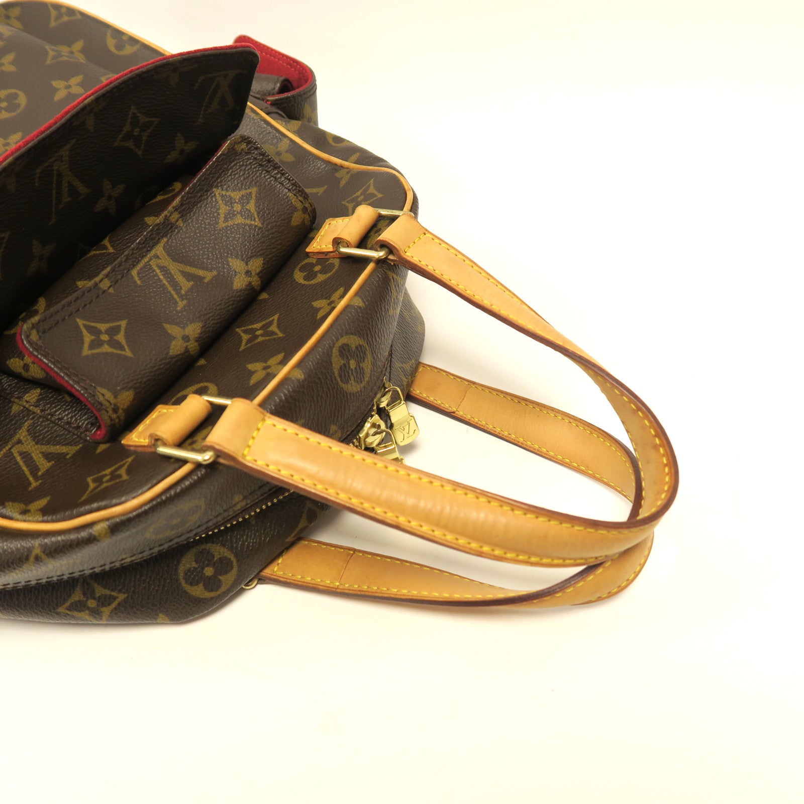 LOUIS VUITTON Monogram Excentri Cite手挽袋啡色