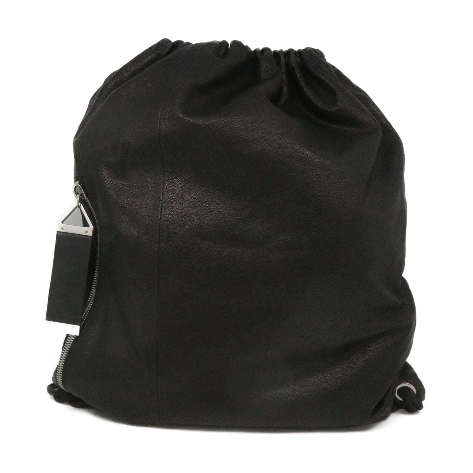 SELECTION Cowhide Leather MCQ Backpack Black