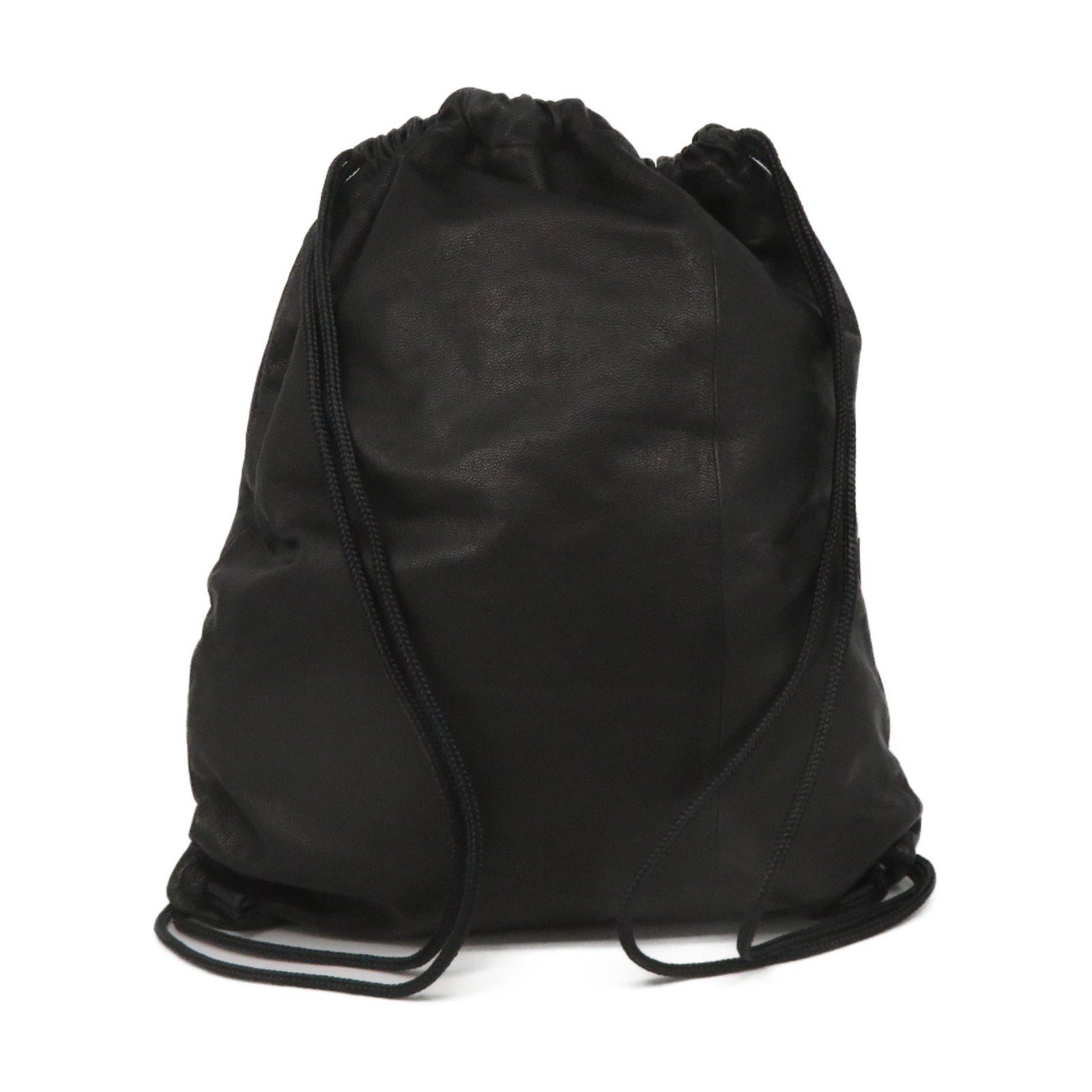 SELECTION Cowhide Leather MCQ Backpack Black