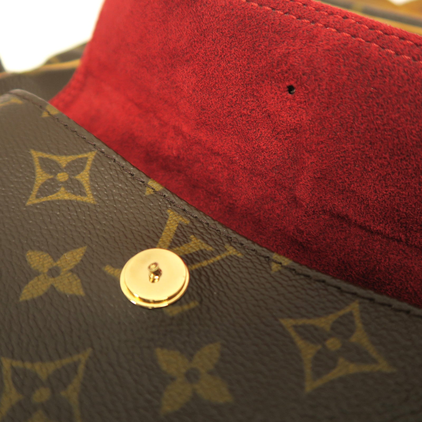 LOUIS VUITTON Monogram Excentri Cite手挽袋啡色