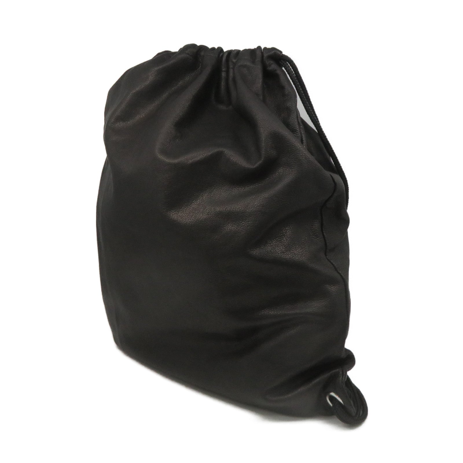 SELECTION Cowhide Leather MCQ Backpack Black
