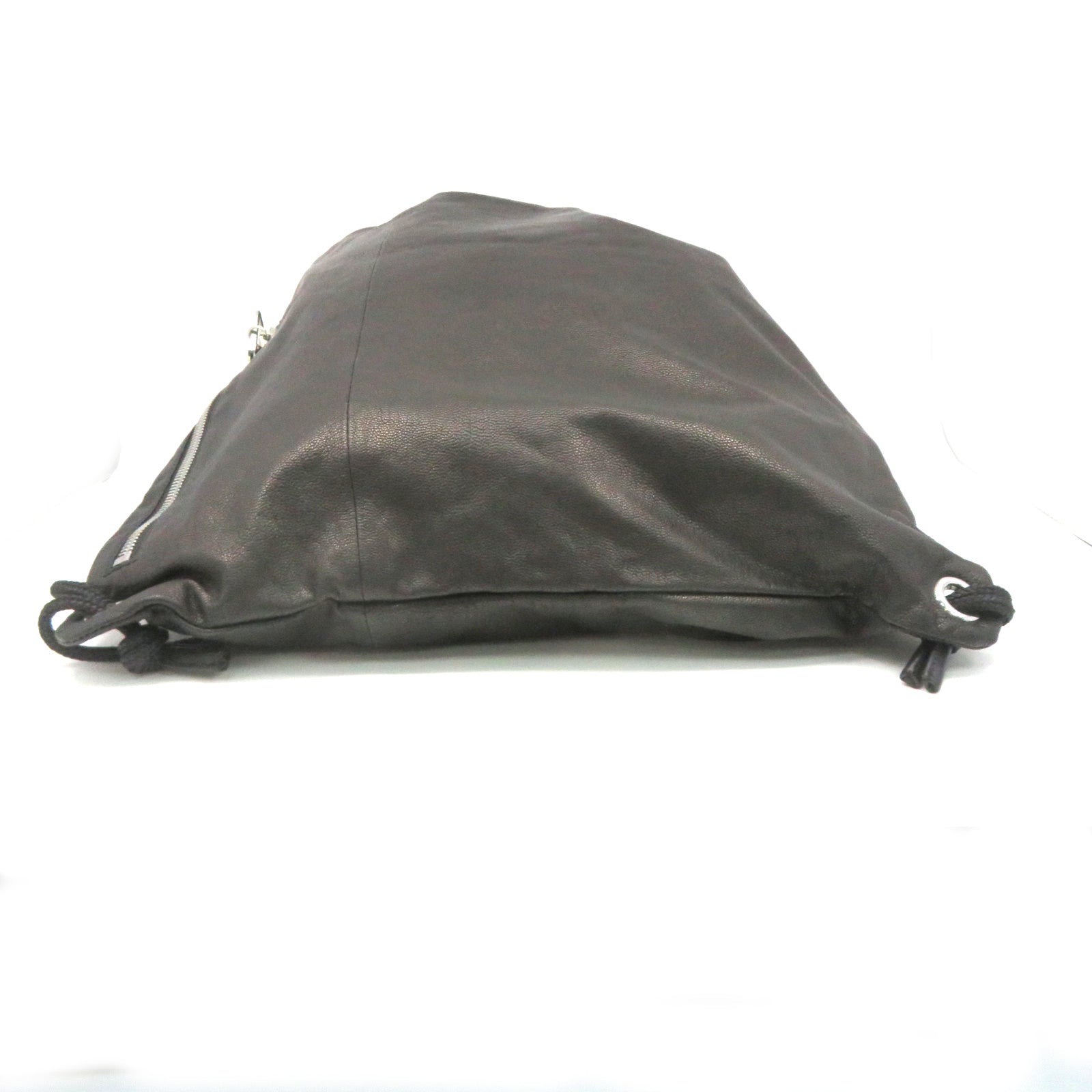 SELECTION Cowhide Leather MCQ Backpack Black