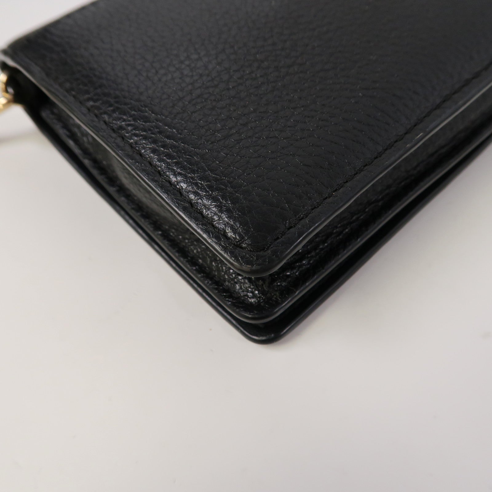 COACH 牛皮皮革Shoulder Bag金扣肩背袋黑色