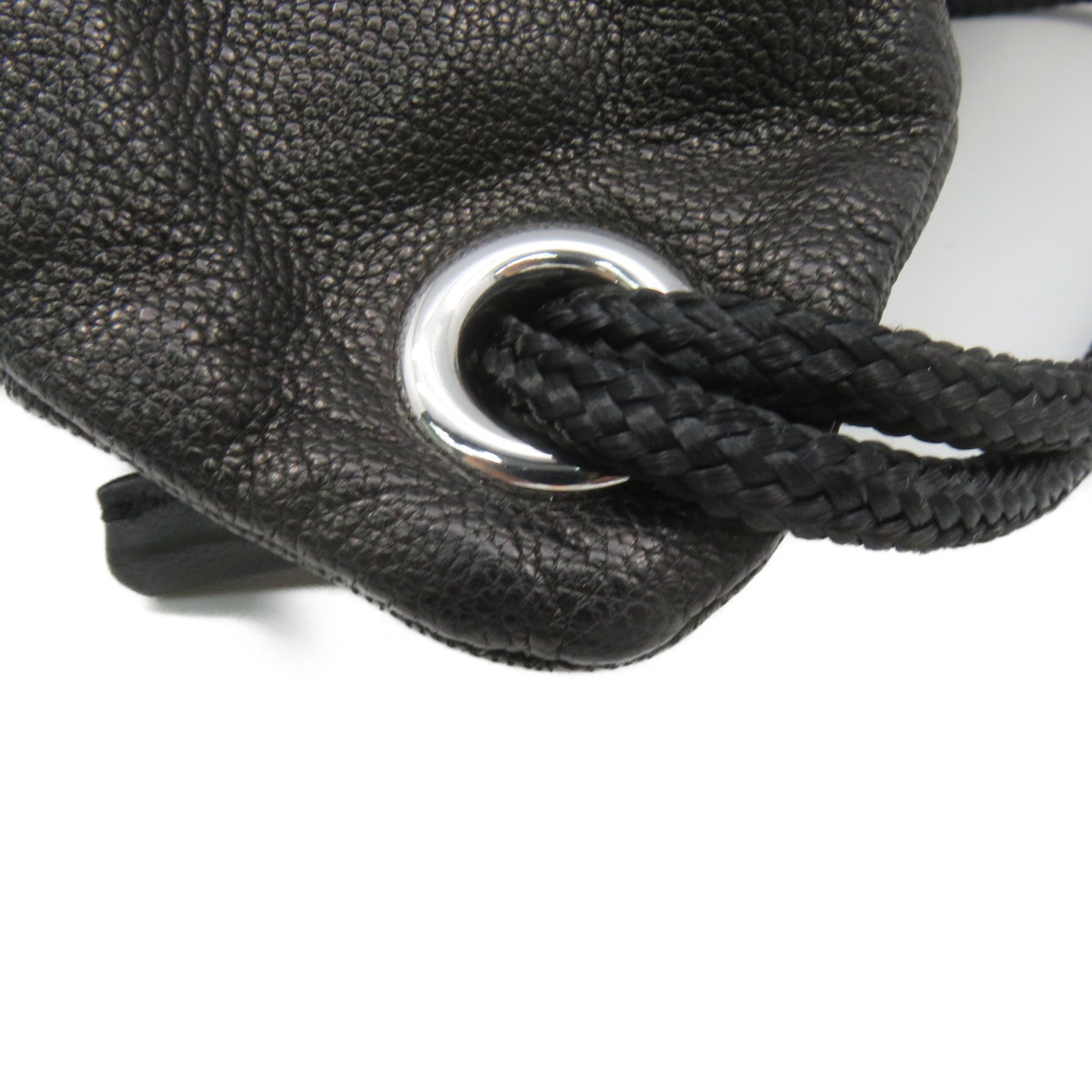 SELECTION Cowhide Leather MCQ Backpack Black